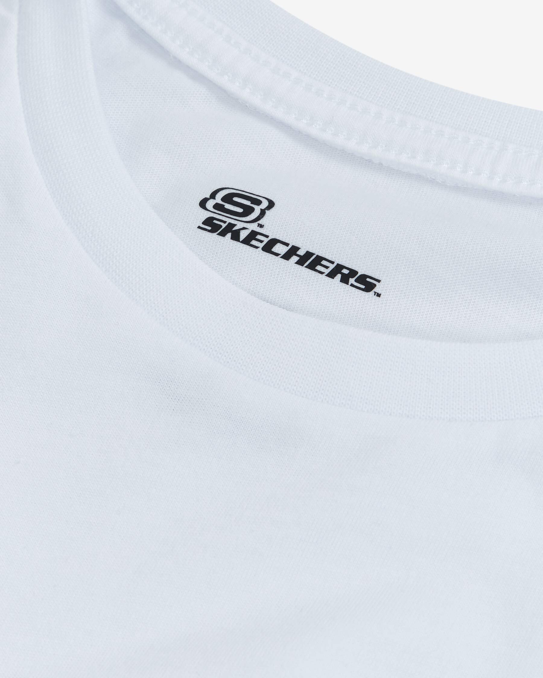 Skechers New Basics Crew Beyaz Tişört (S212910-102)