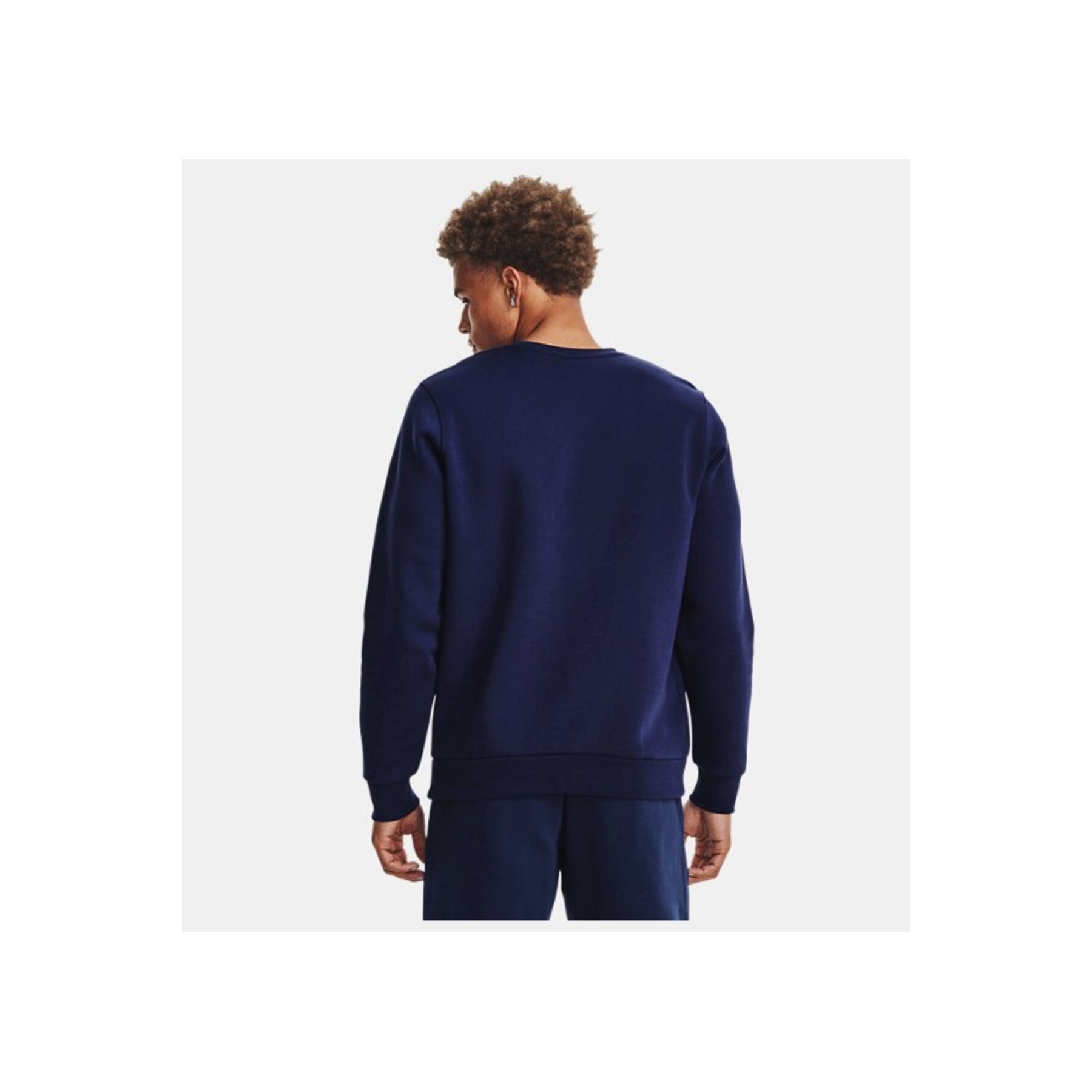 Under Armour Essential Erkek Lacivert Sweatshirt (1374250-410)