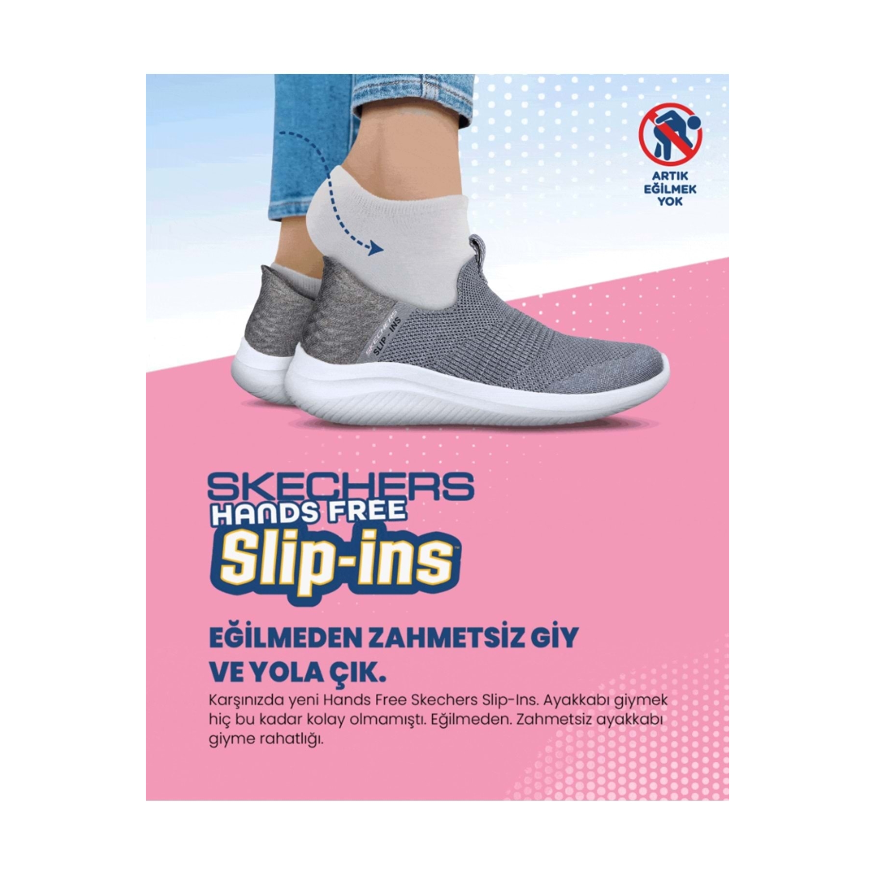 Skechers Go Walk Flex Erkek Gri Spor Ayakkabı (216491TK DKGY)