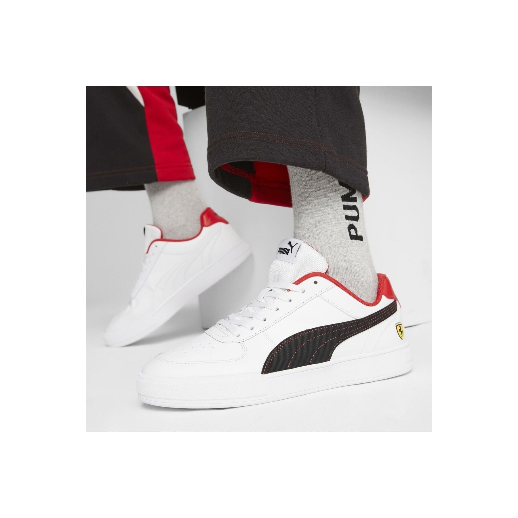 Puma Ferrari Caven Erkek Beyaz Spor Ayakkabı (307960-04)