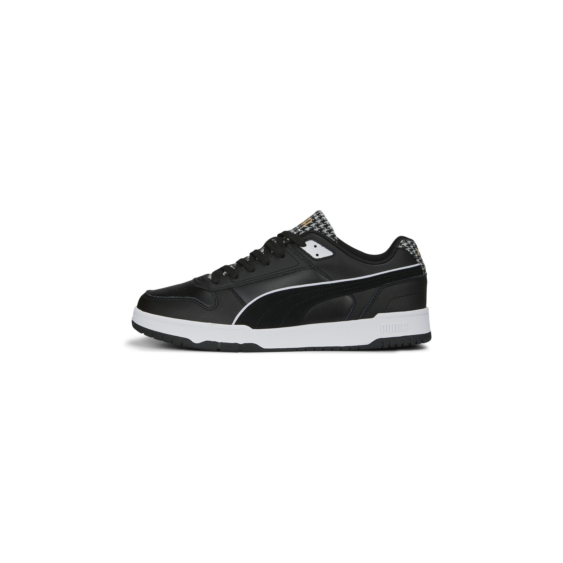 Puma Rbd Game Low Houndstooth Erkek Siyah Spor Ayakkabı (389321-02)