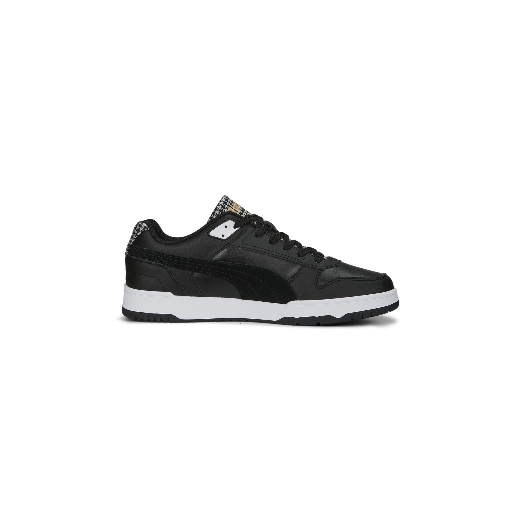 Puma Rbd Game Low Houndstooth Erkek Siyah Spor Ayakkabı (389321-02)