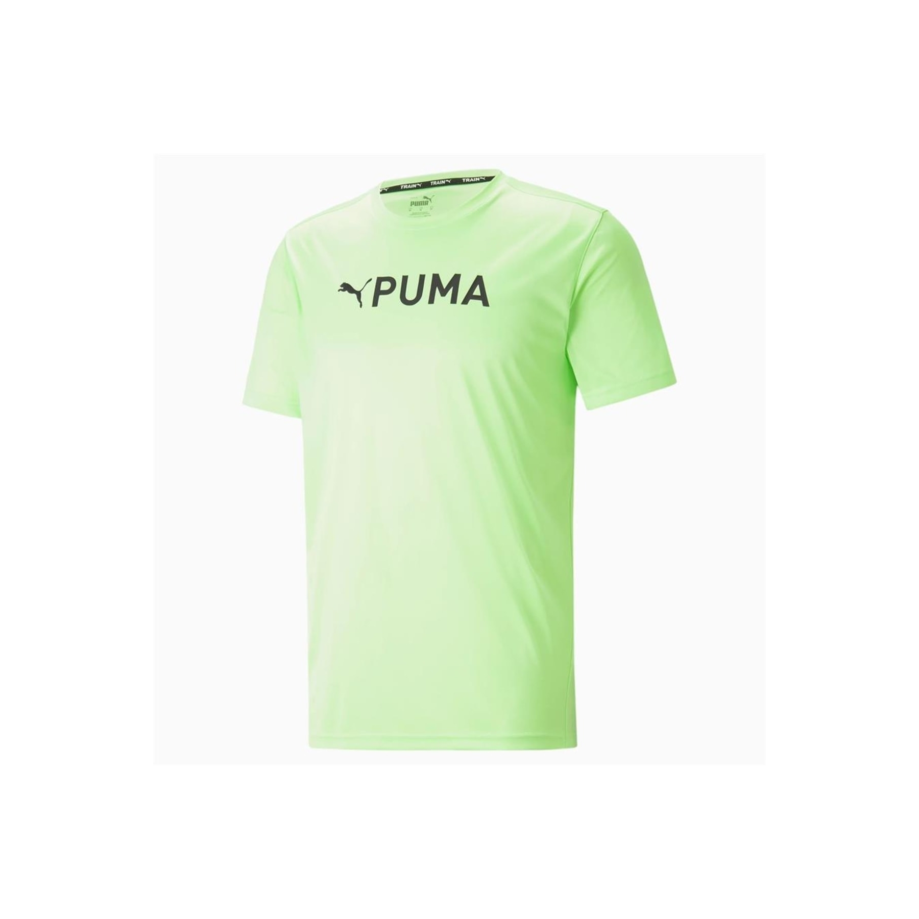 Puma Fit Logo Graphic Erkek Yeşil Tişört (523098-34)