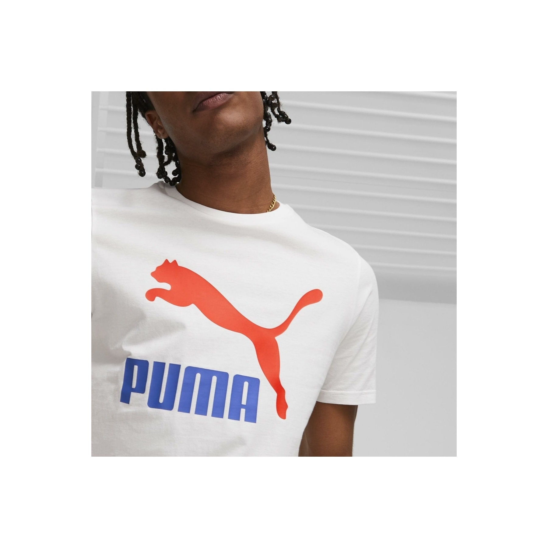 Puma Classics Logo Erkek Beyaz Tişört (538069-02)