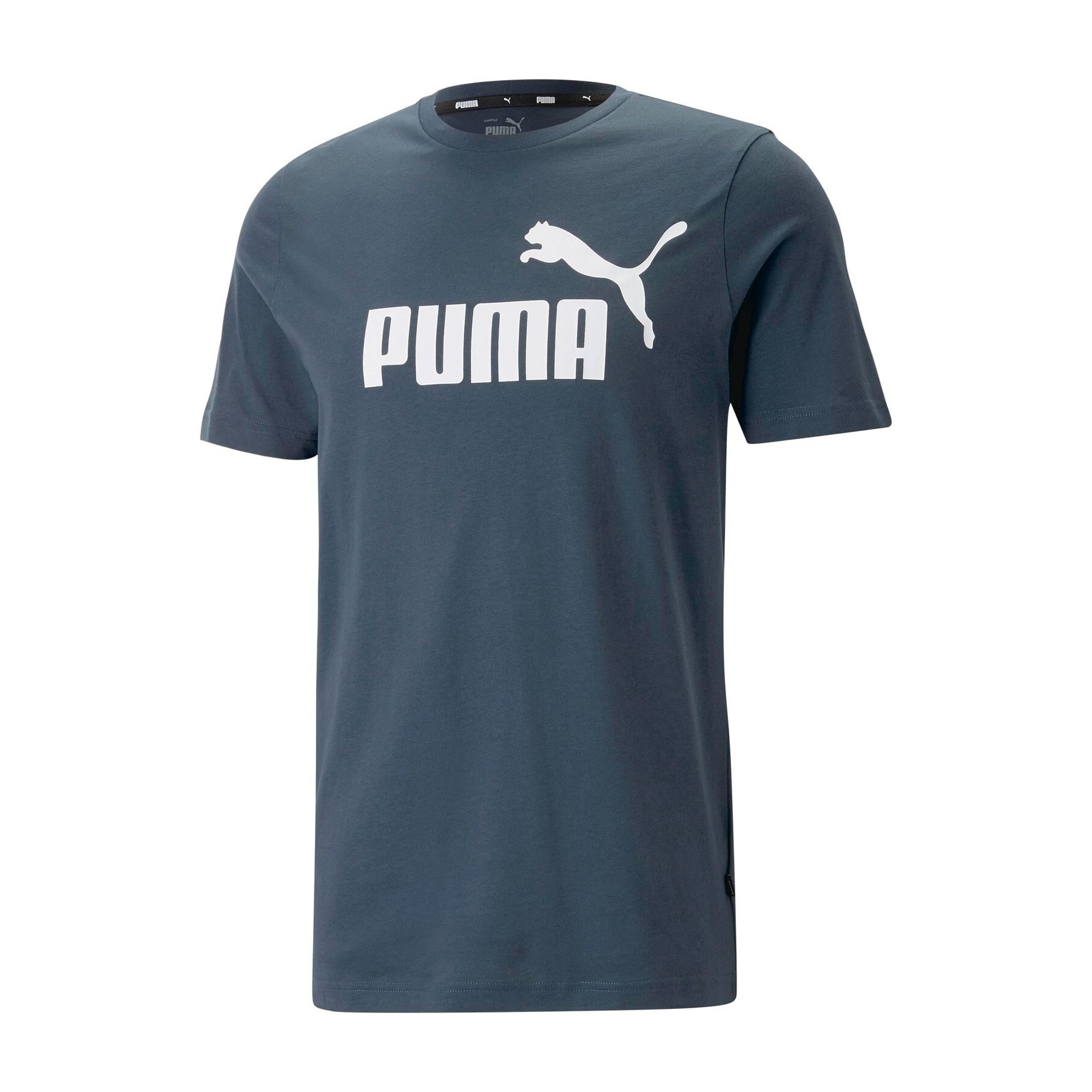 Puma Essentials Logo Tee Lacivert Tişört (586667-61)