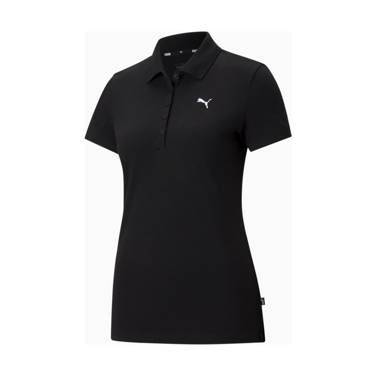 Puma Essentials Polo Kadın Siyah Tişört (586779-51)