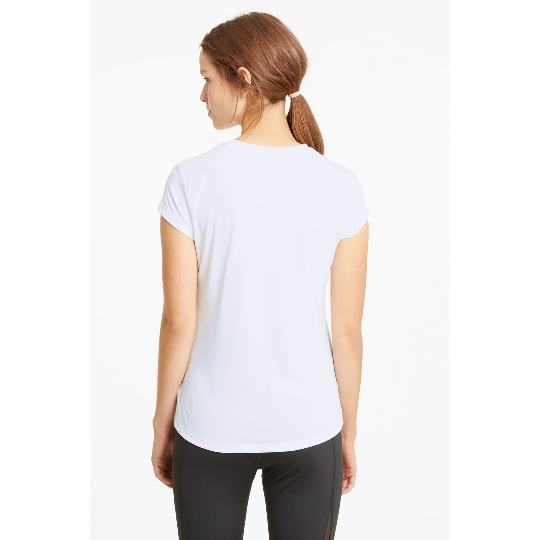 Active Short-Sleeve Kadın Beyaz Tişört (586857-02)