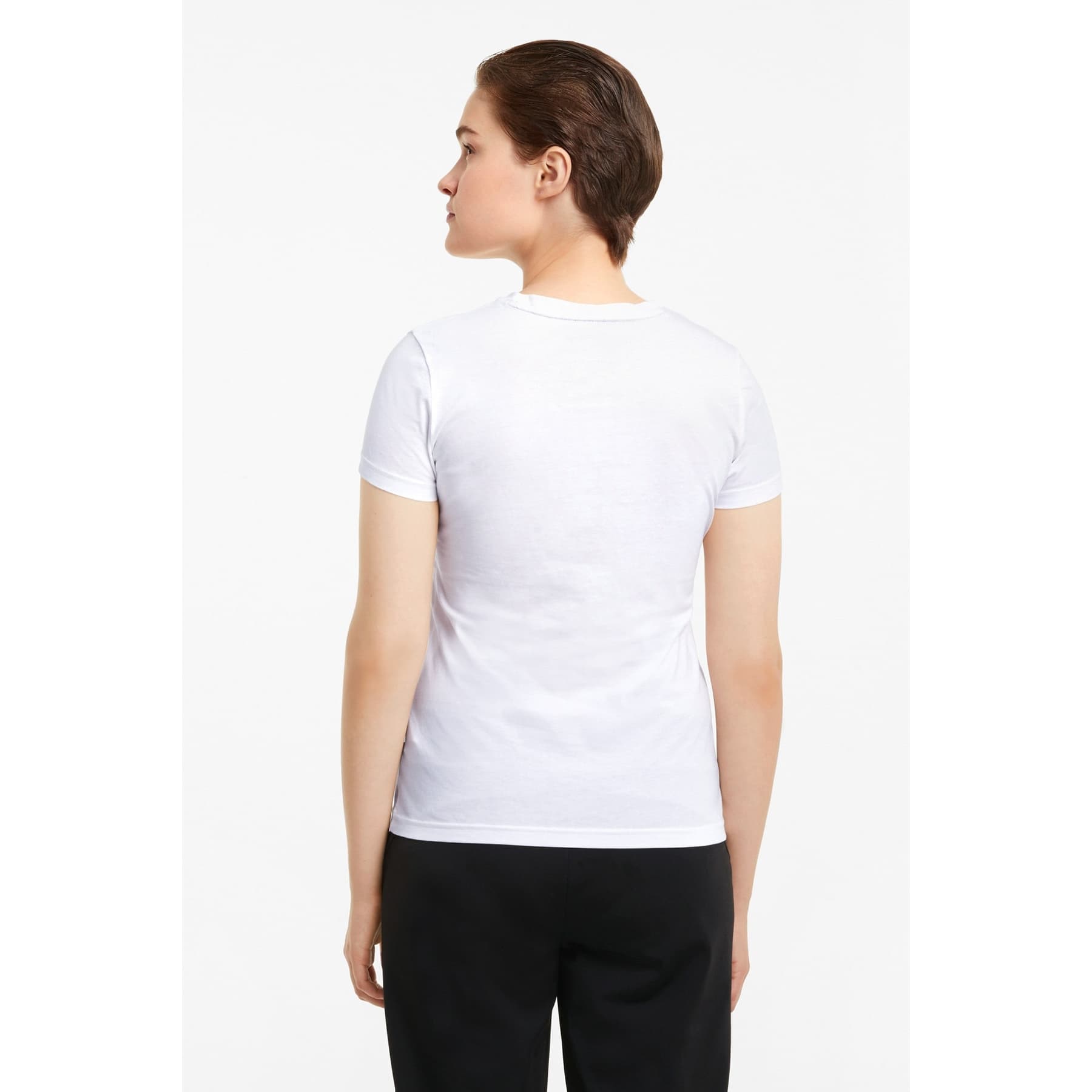 Essentials+ Metallic Kadın Beyaz Tişört (586890-02)