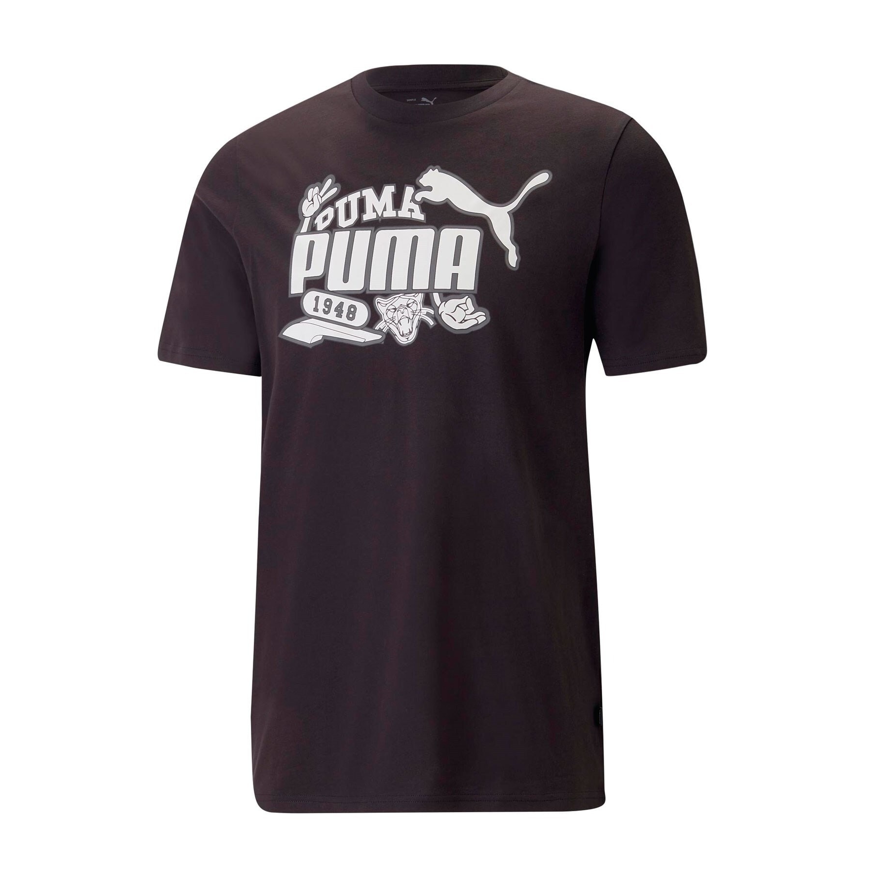 Puma Graphics Icon Erkek Siyah Tişört (674476-01)