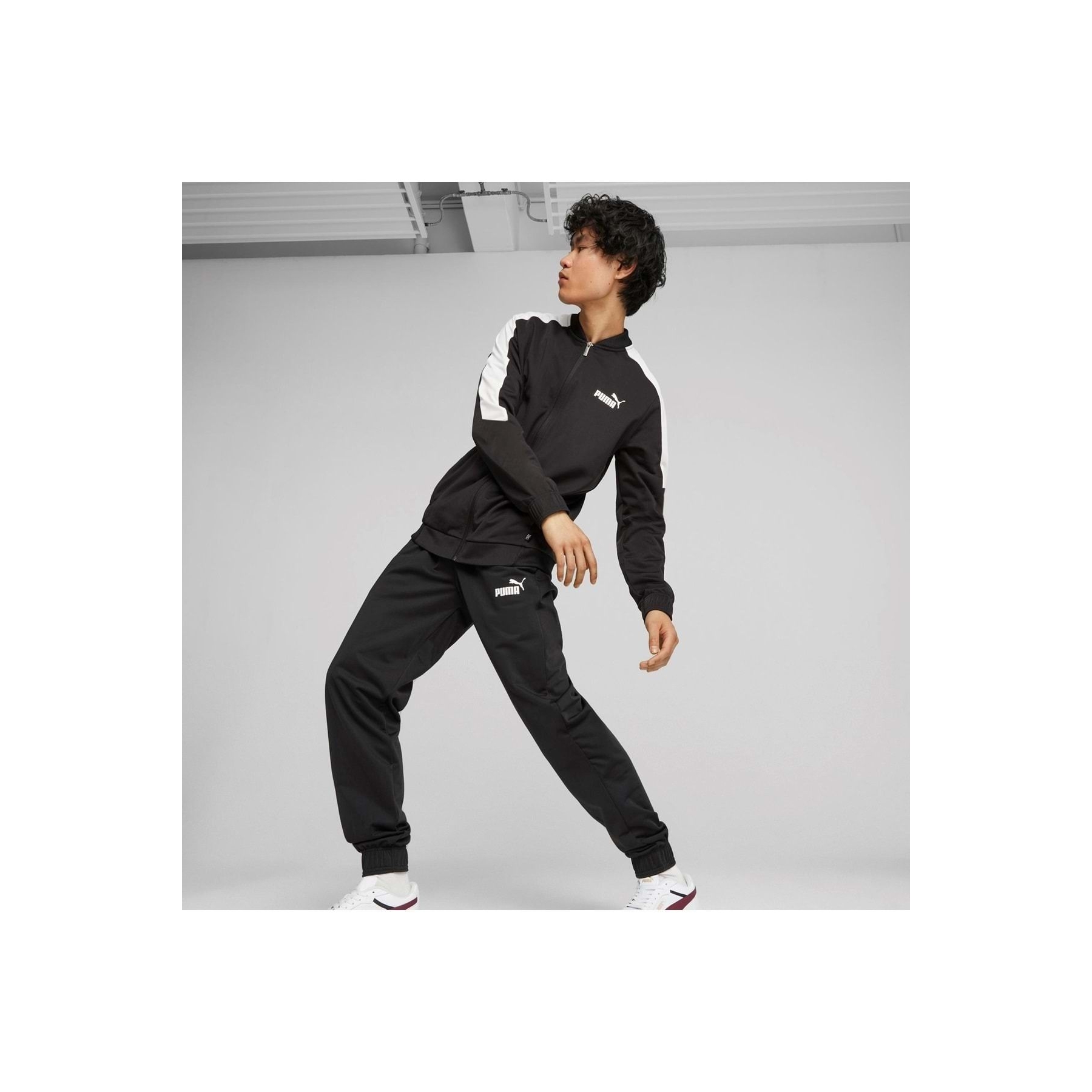 Puma Baseball Tricot Suit Erkek Siyah Eşofman Takımı (677428-01)