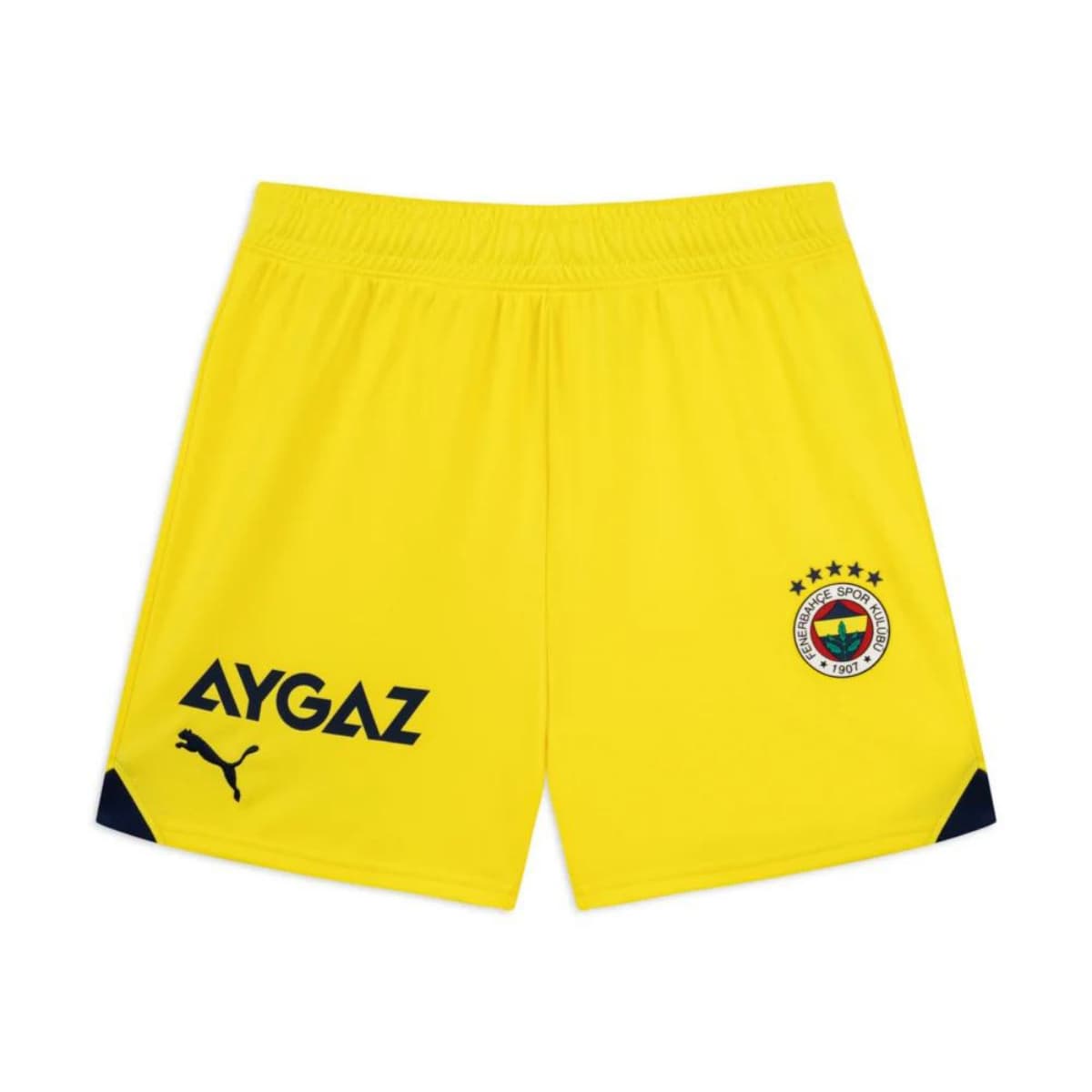 Puma Fenerbahçe S.K. 23/24 Çocuk Sarı Sporcu Şort (772022-04)