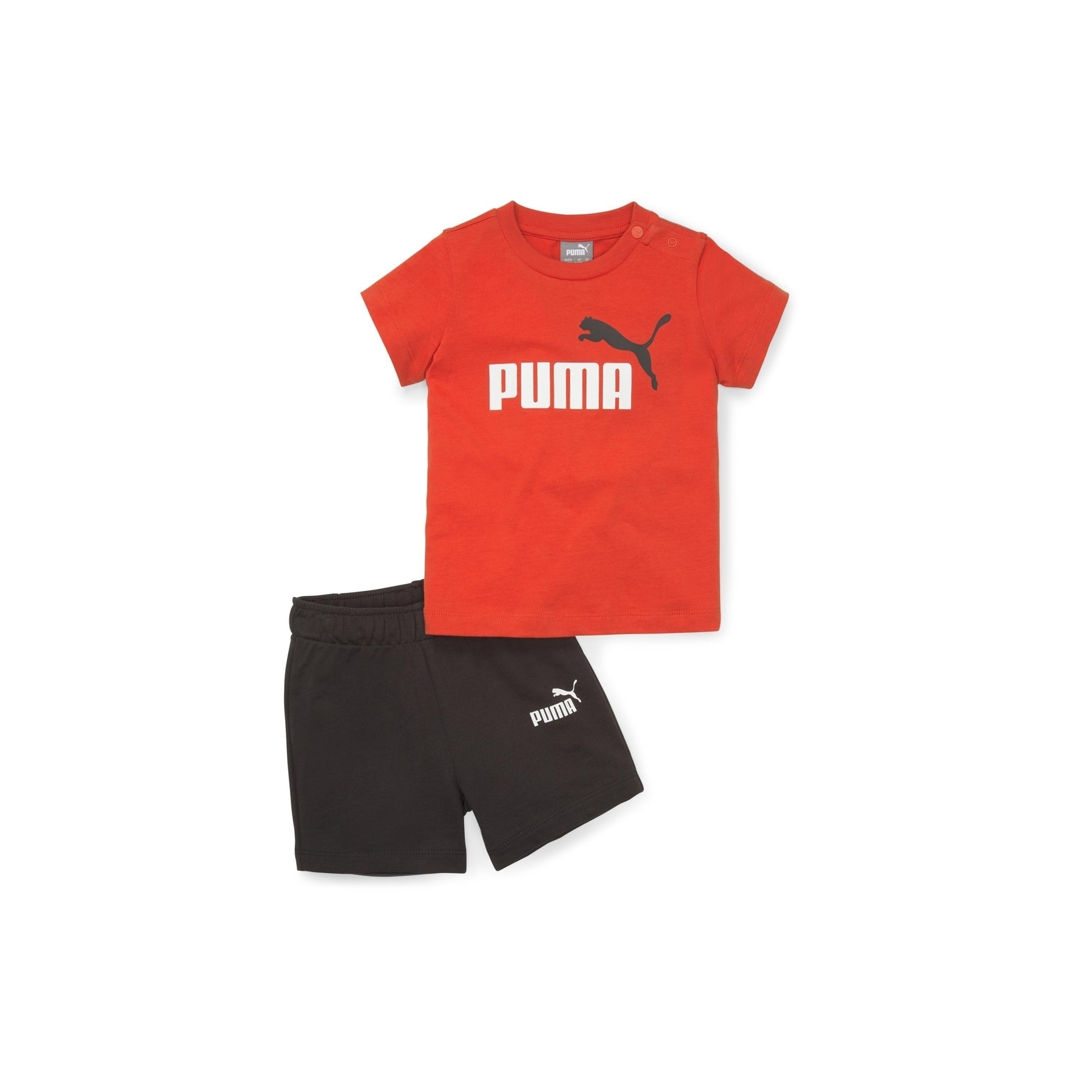 Puma Minicats Tee & Shorts Set Çocuk Kırmızı Takım (845839-51)