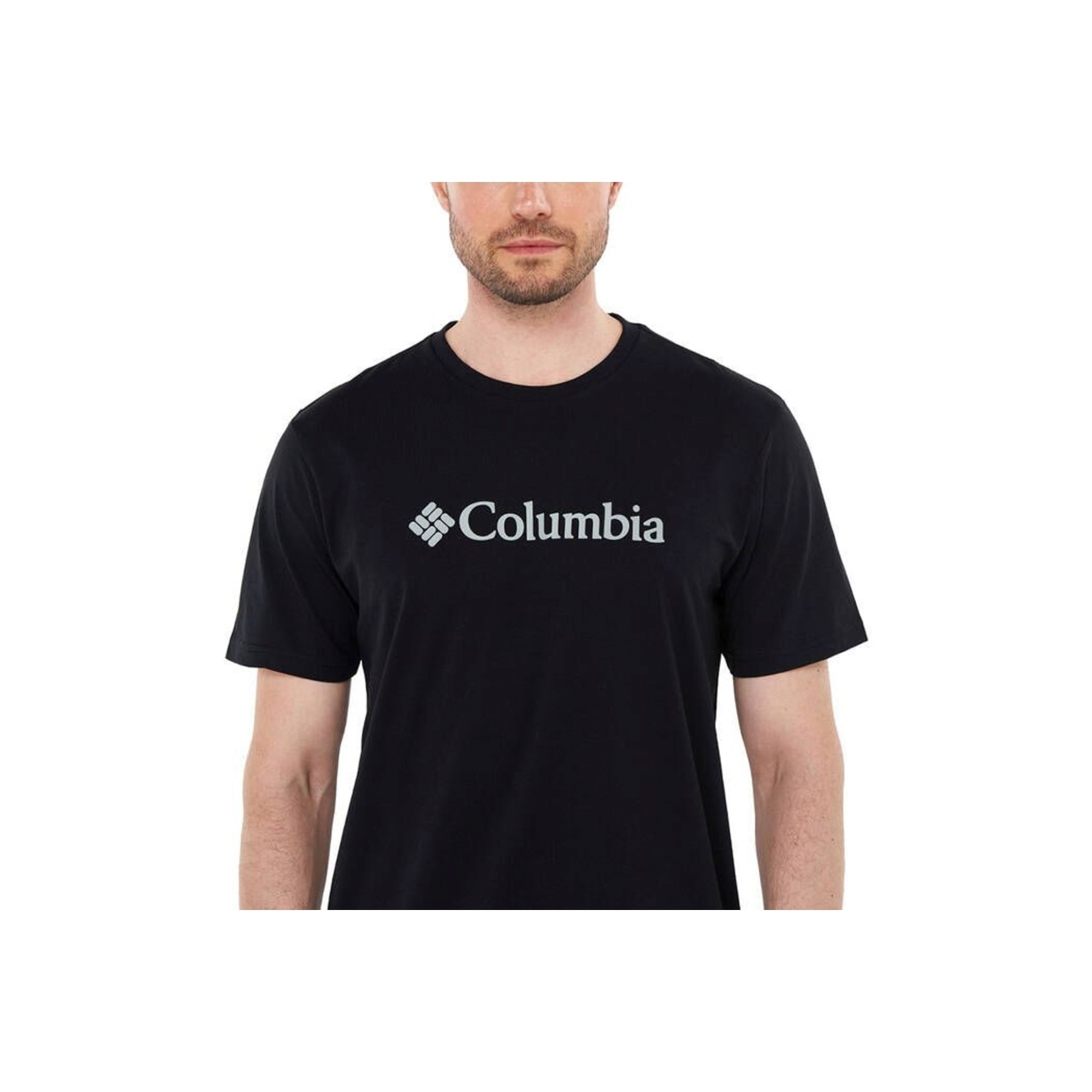Columbia Basic Logo Brushed Siyah Tişört (CS0287-010)