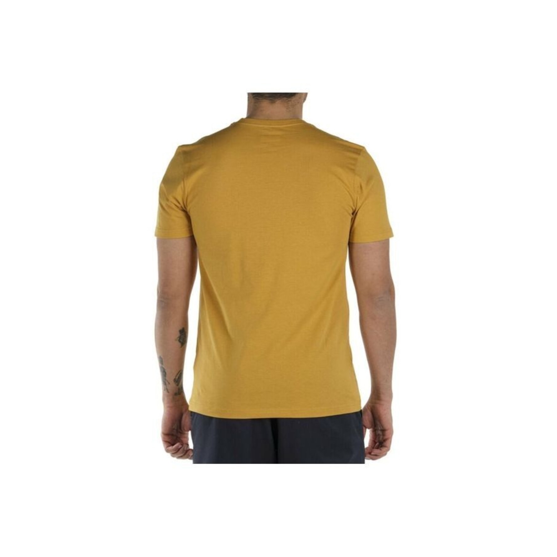 Columbia Basic Big Logo Brushed Erkek Sarı Tişört (CS0287-718)