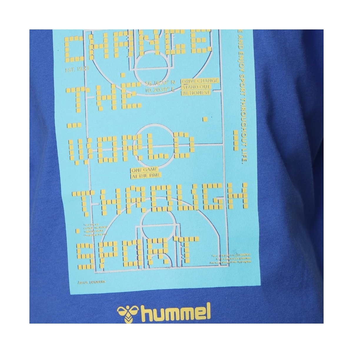 Hummel Trinity Çocuk Mavi Tişört (911683-7837)