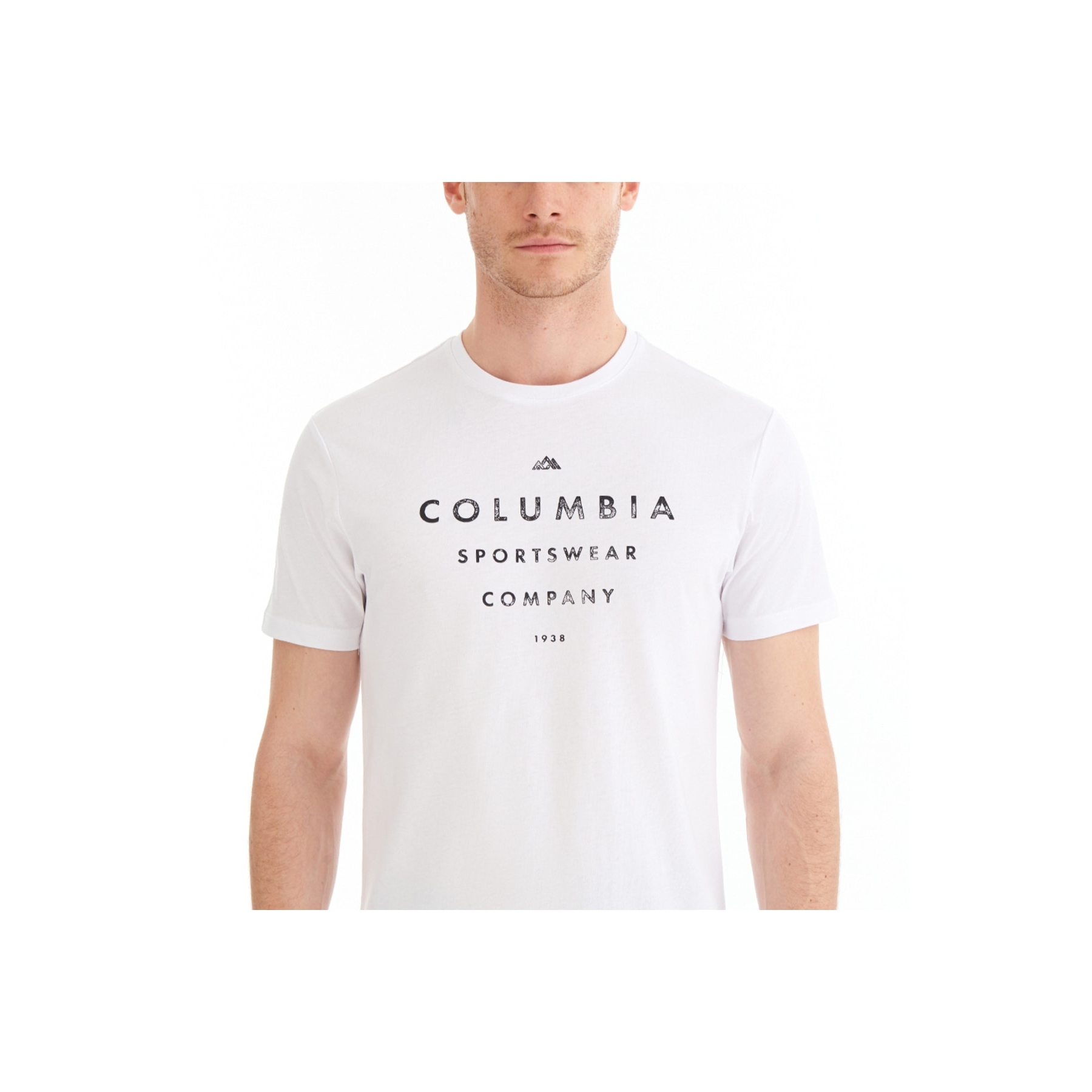 Columbia Stack Attack SS Erkek Beyaz Tişört (CS0240-100)