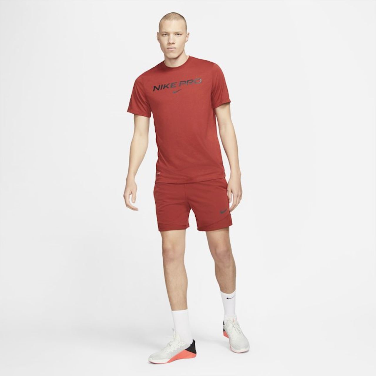 Nike Pro Erkek Kırmızı Tişört (DA1587-689)