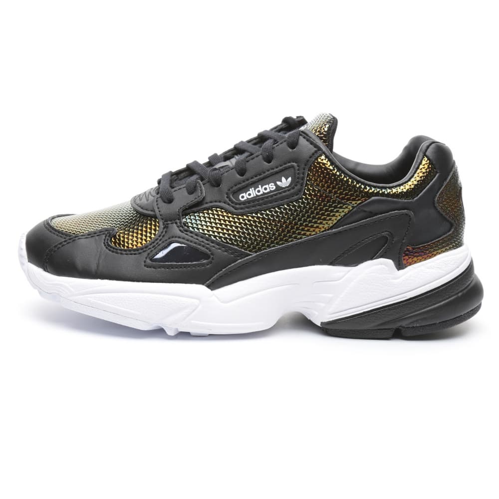 adidas falcon w black gold