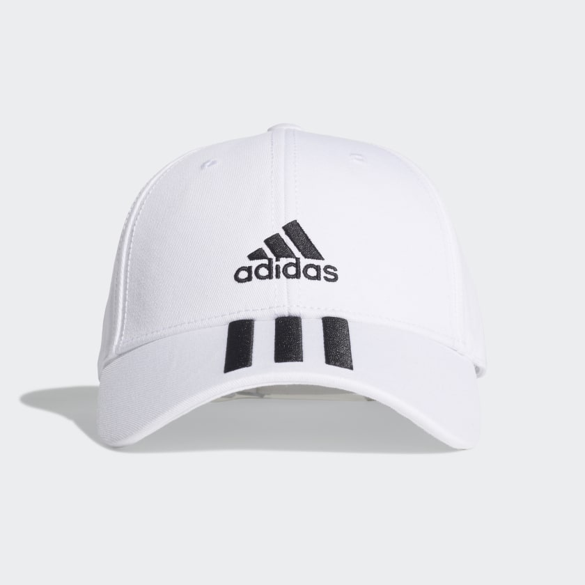 adidas 3-Stripes Twill Beyaz Beyzbol Şapkası (FQ5411)