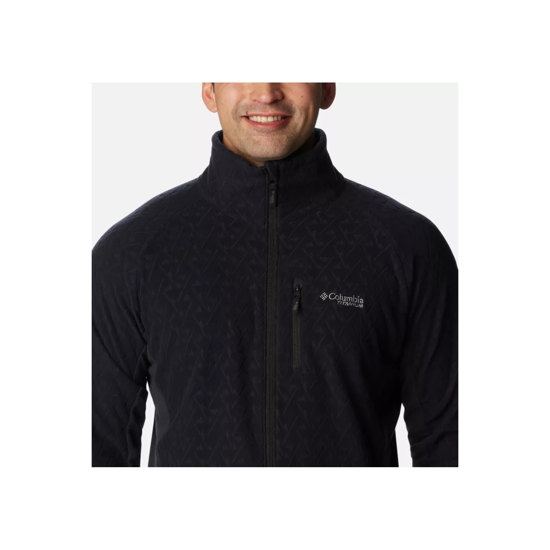 Columbia Titan Pass 3.0 Full Zip Fleece Erkek Siyah Ceket (AO2689-10)