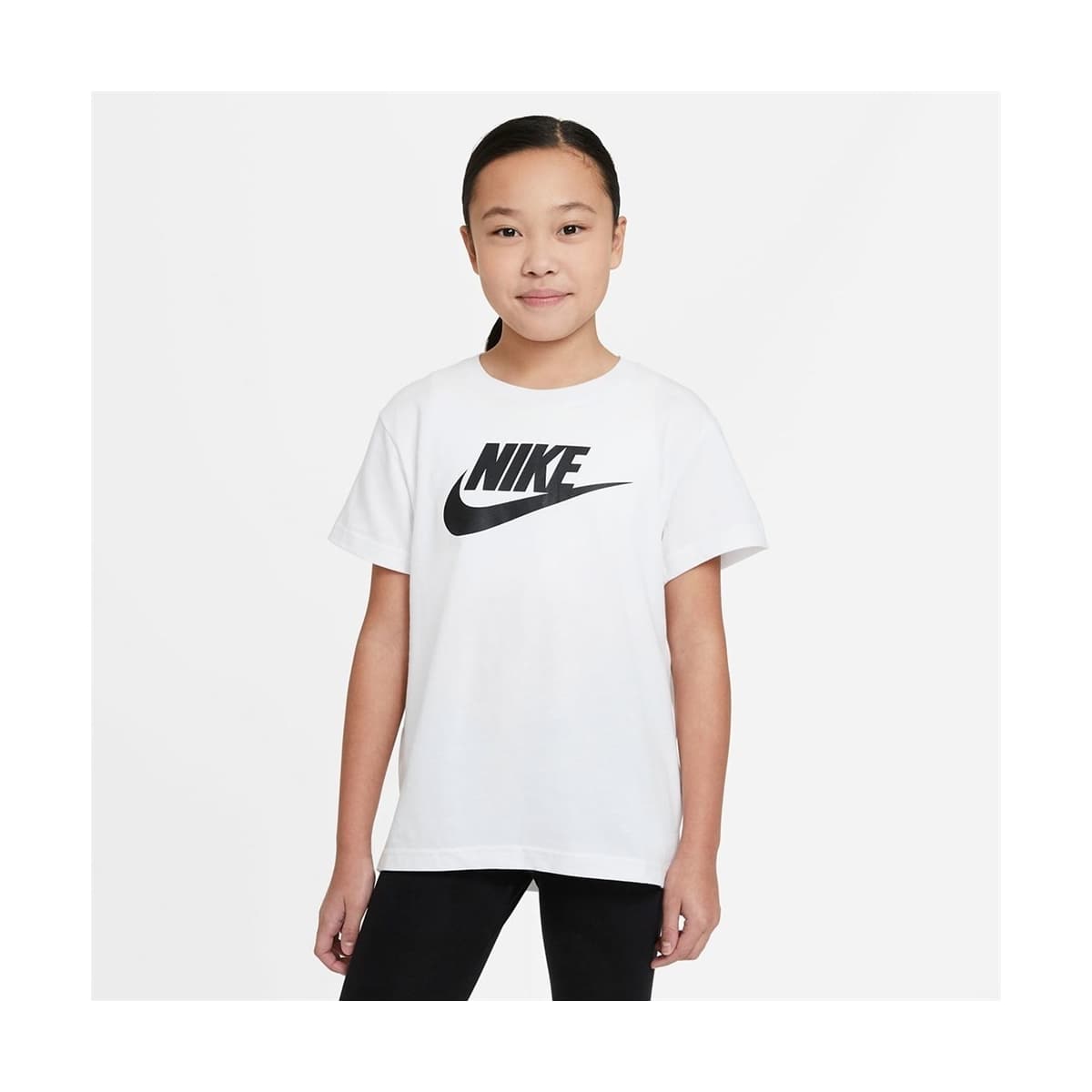 Sportswear Basic Futura Çocuk Beyaz Tişört (AR5088-112)