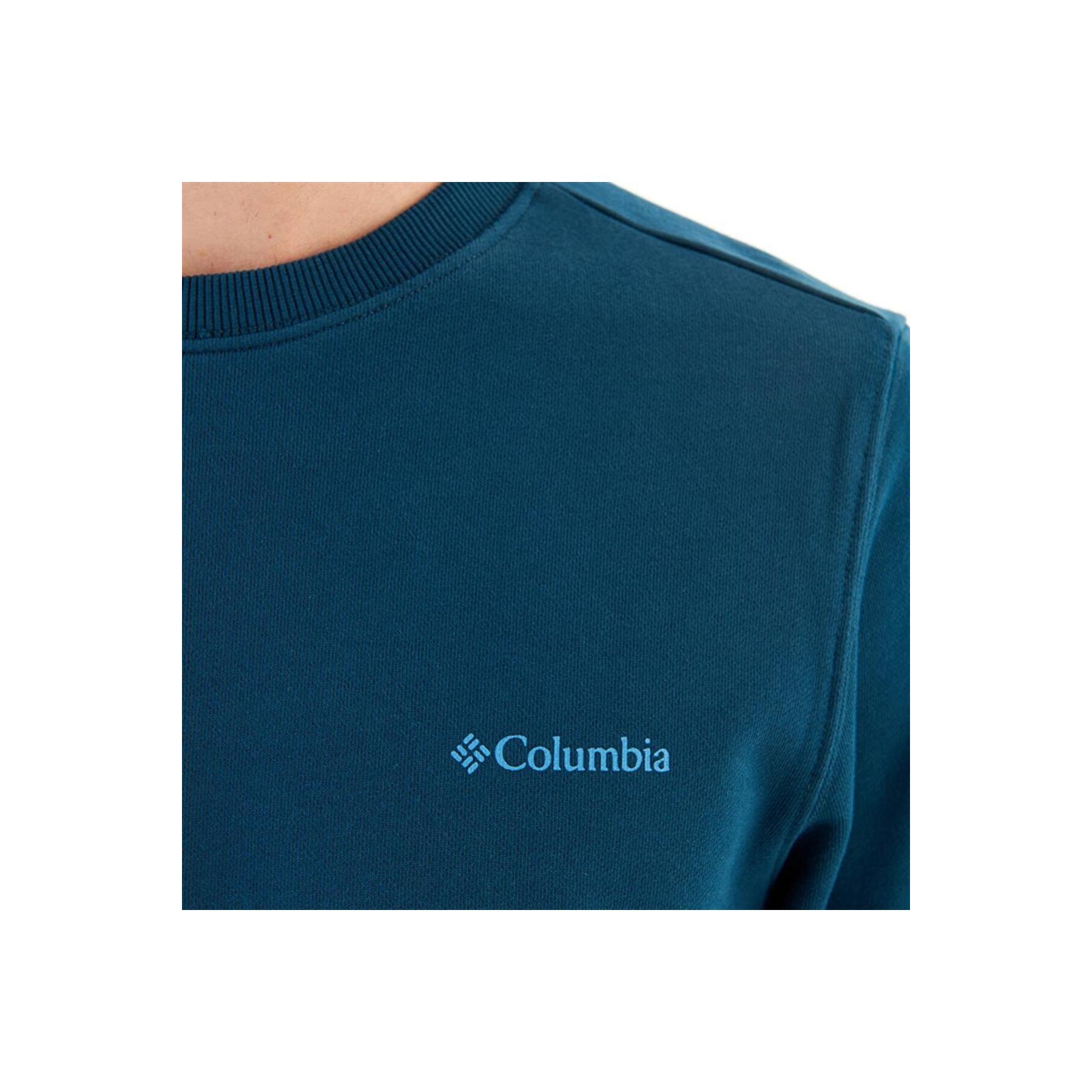 Columbia M Basic Crew Erkek Yeşil Uzun Kollu Sweatshirt (CS0204-414)