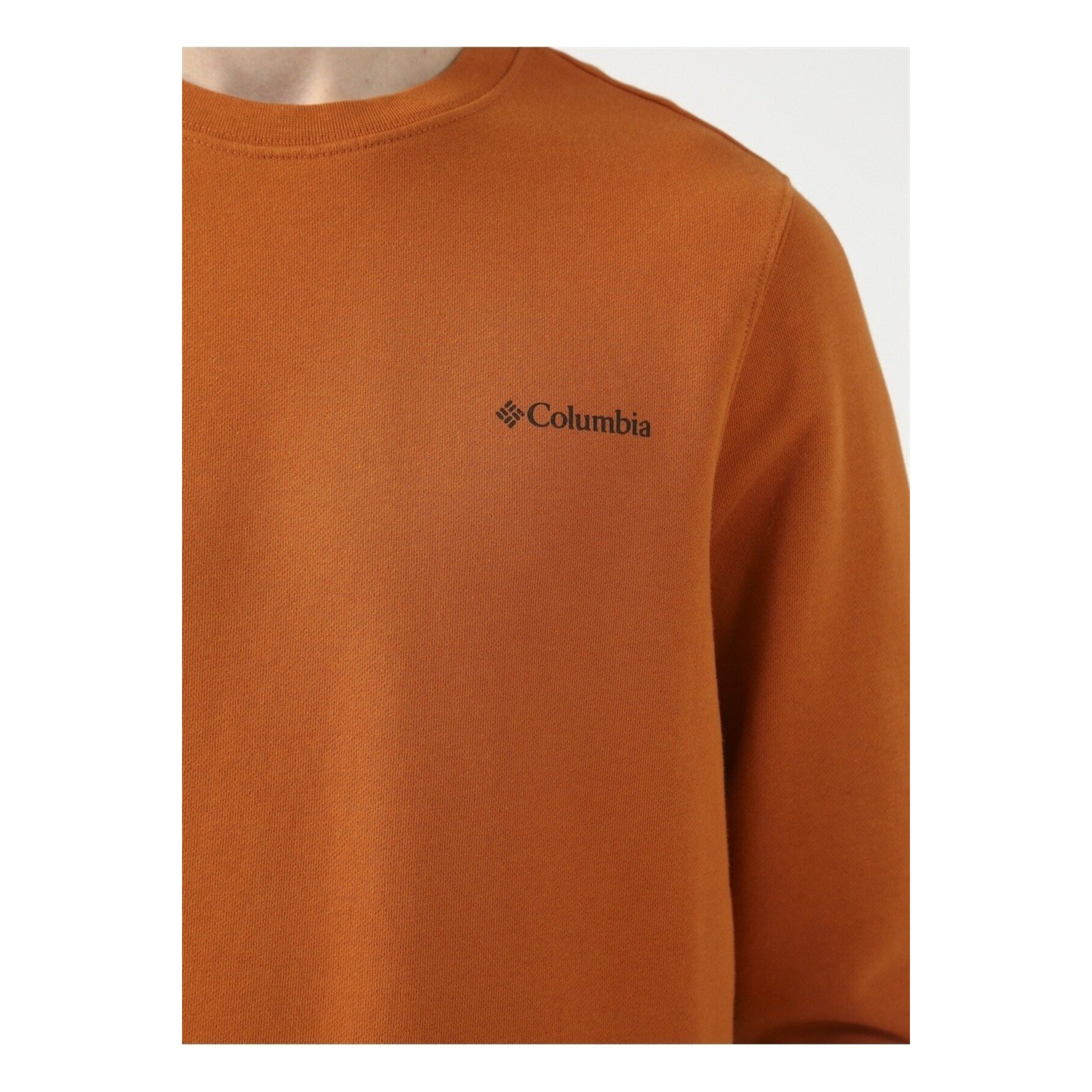 Columbia Csc M Basic Crew Erkek Turuncu Sweatshirt (CS0204-636)