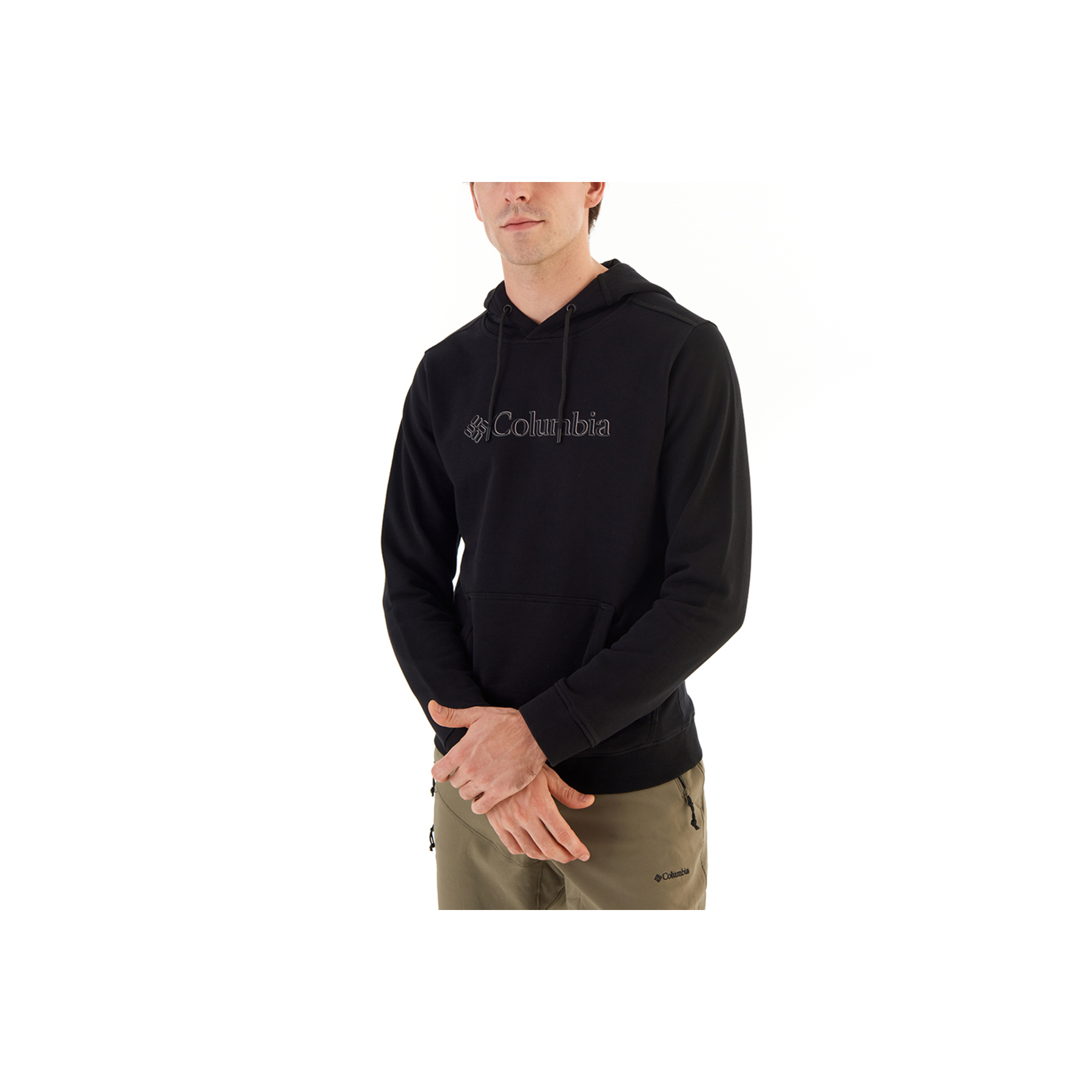 Columbia Branded Shadow Hoodie Erkek Siyah Sweatshirt (CS0332-010)