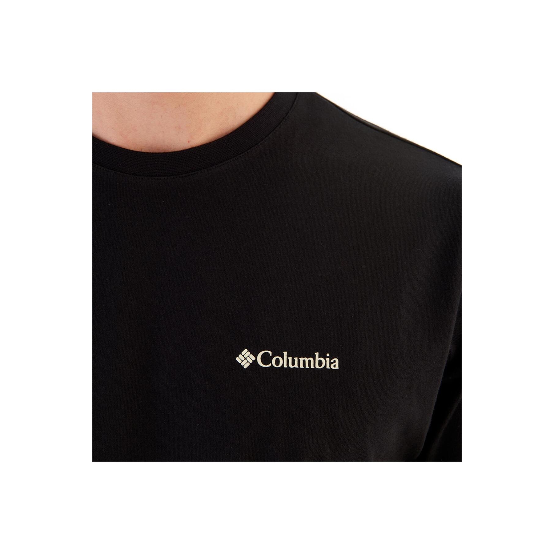 Columbia Timberline Trails Erkek Siyah Kısa Kollu Tişört (CS0341-10)