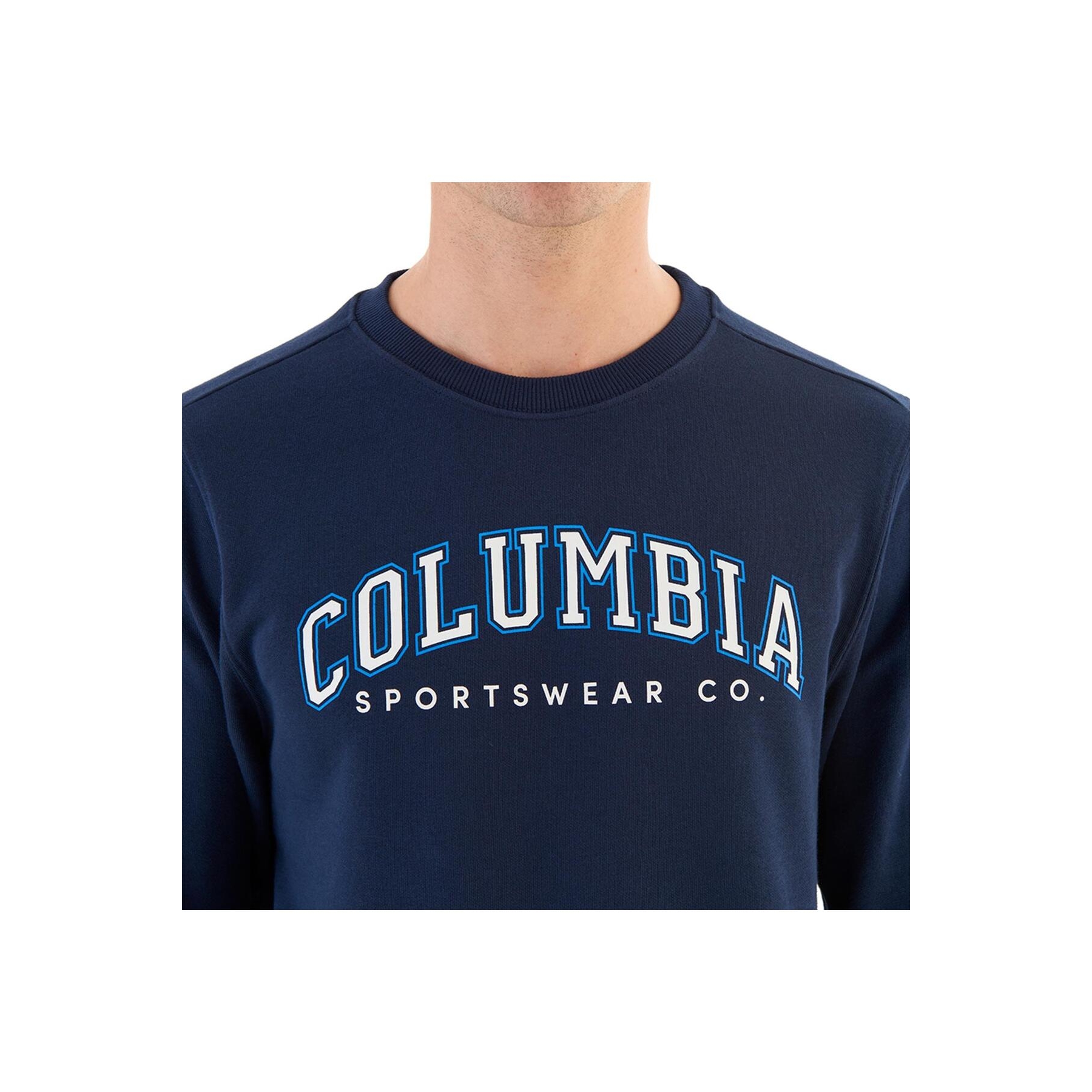 Columbia Csc M Collage Logo Erkek Lacivert Sweatshirt (CS0351-466)