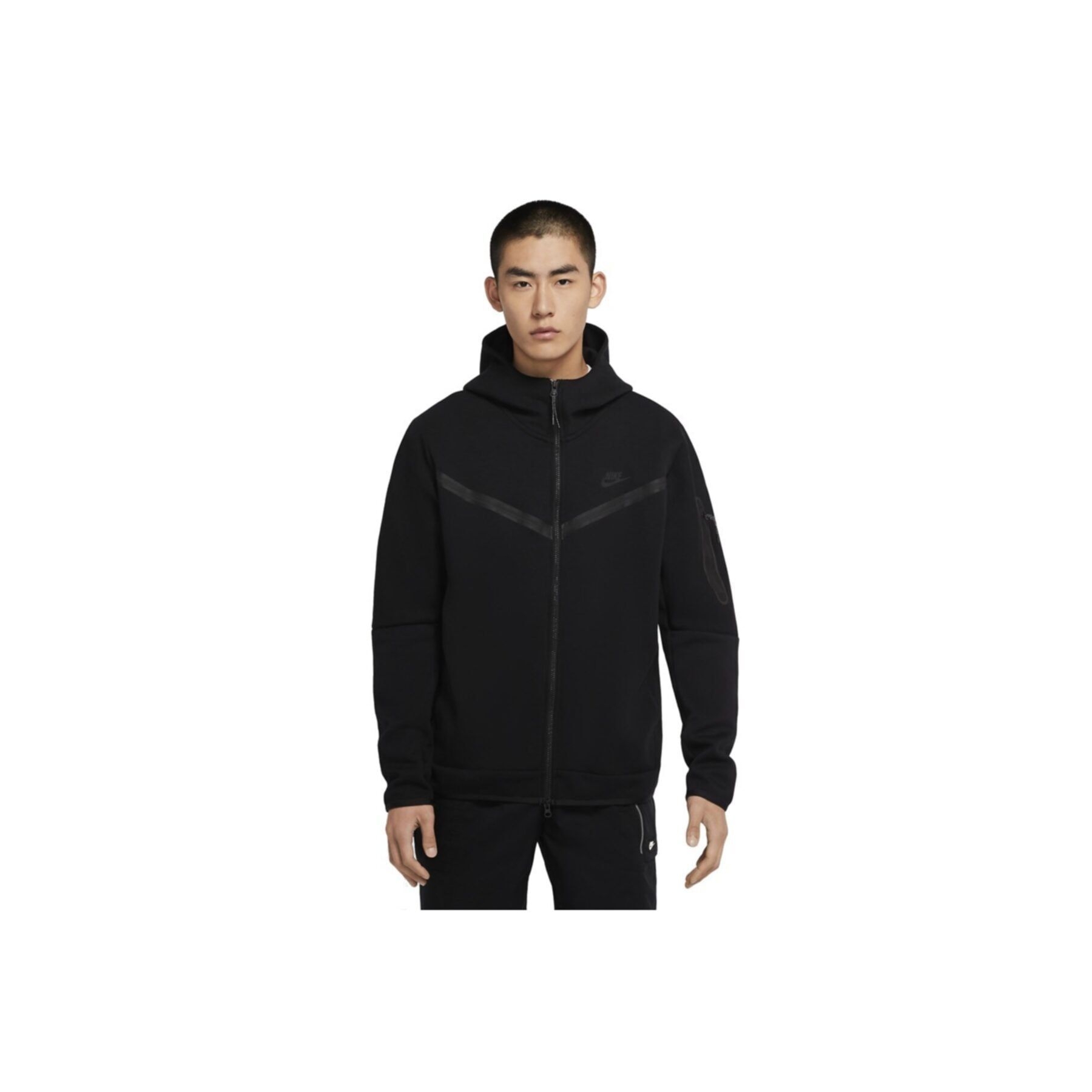 Nike Sportswear Tech Fleece Erkek Siyah Sweatshirt (CU4489-010)