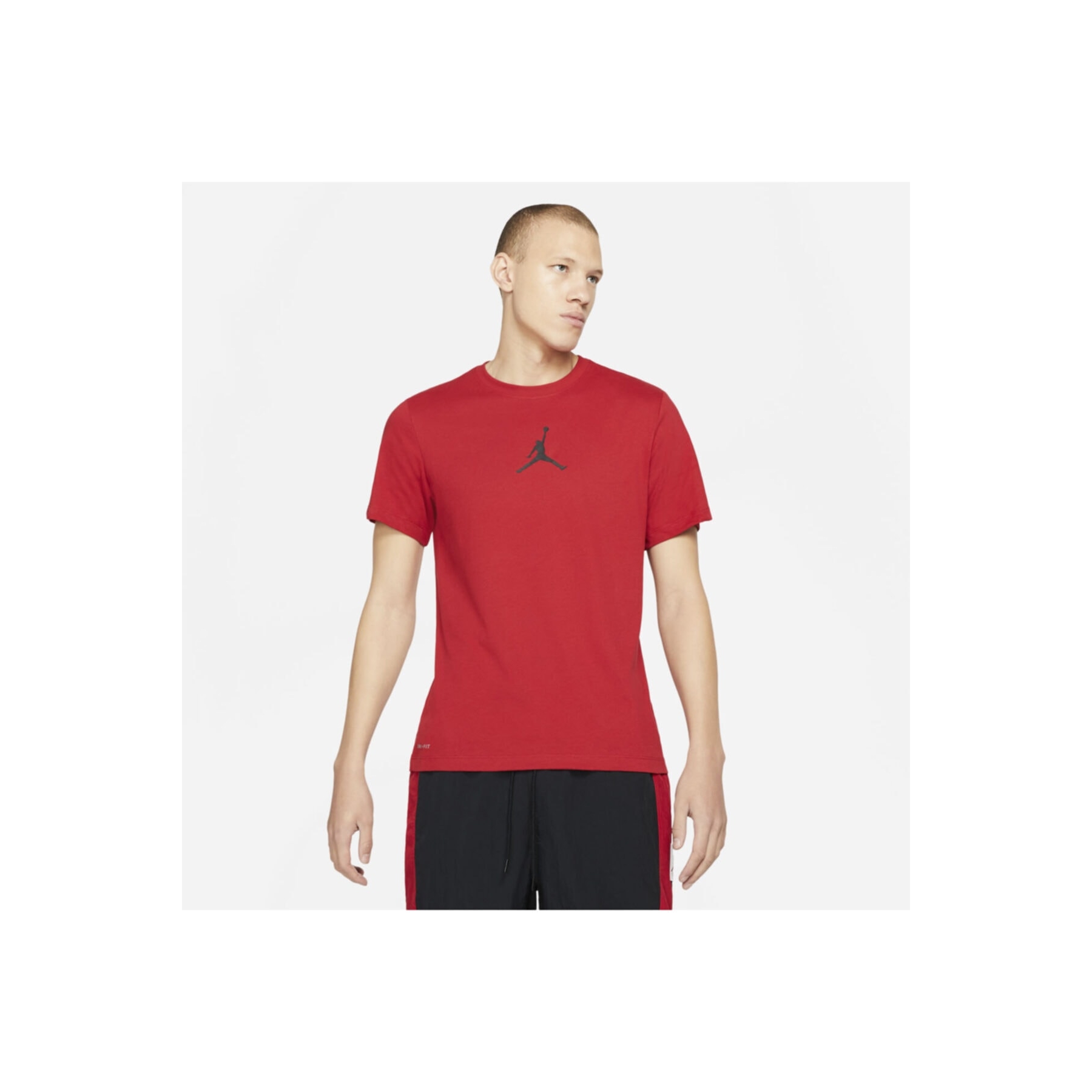Jordan NBA Jumpman Erkek Kırmızı Tişört (CW5190-687)