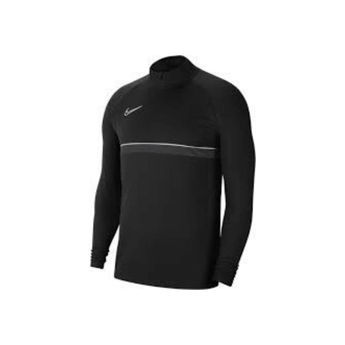 Dri-Fit Nike Academy 21 Erkek Siyah Uzun Kollu Tişört (CW6110-014)