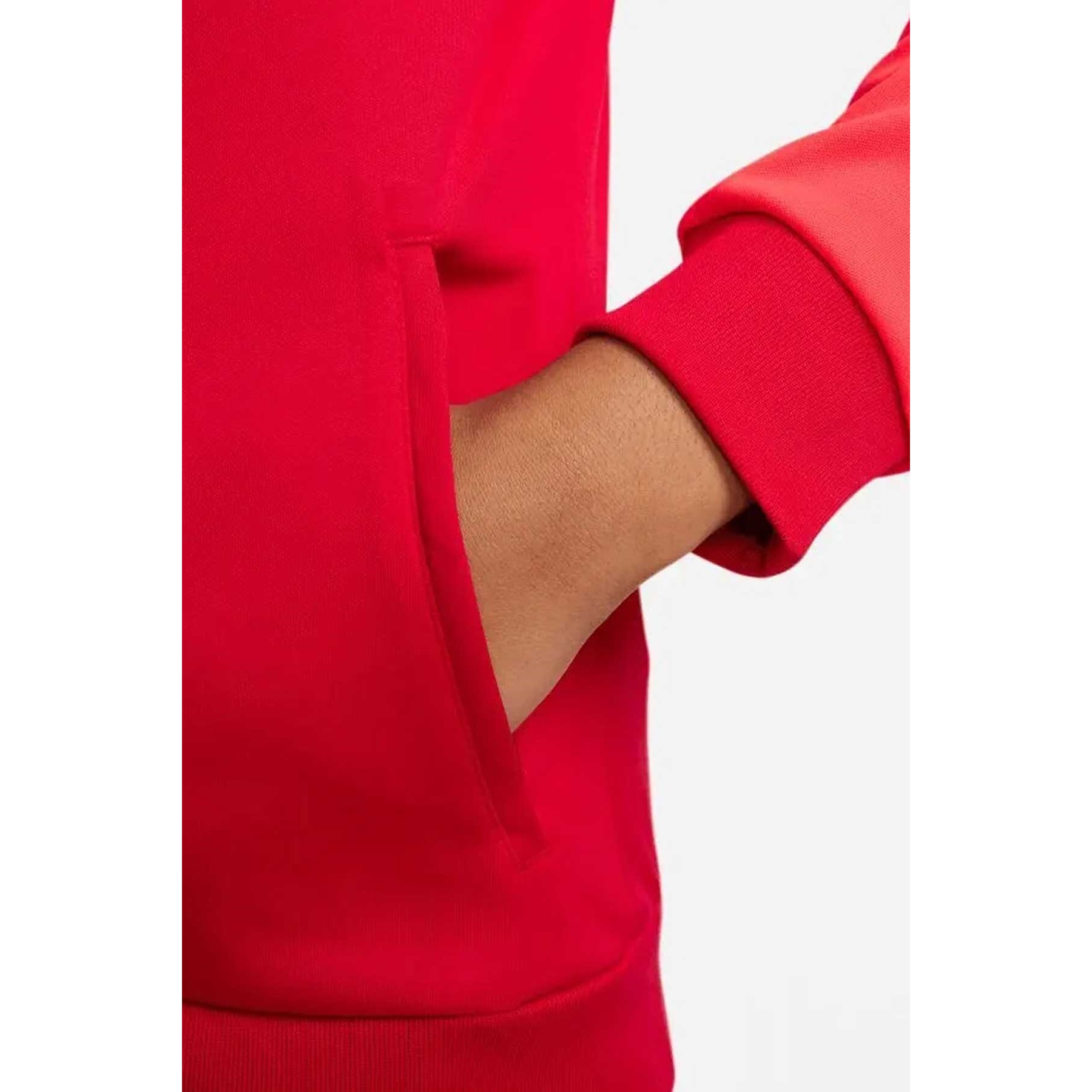 Nike Dri-Fit Academy Pro Kadın Kırmızı Fermuarlı Sweatshirt (DH9250-657)
