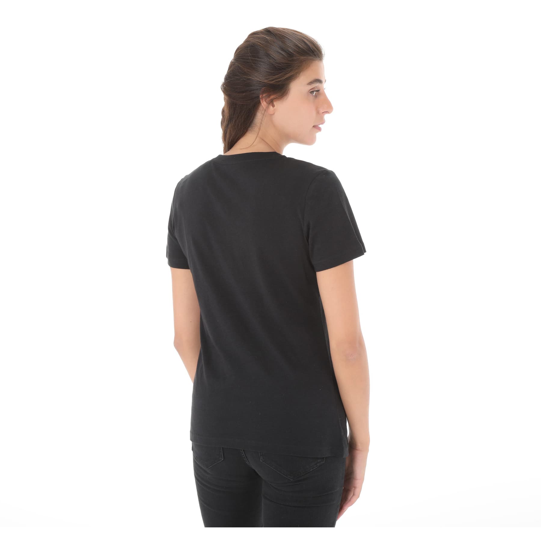 Essentials Linear Kadın Siyah Tişört