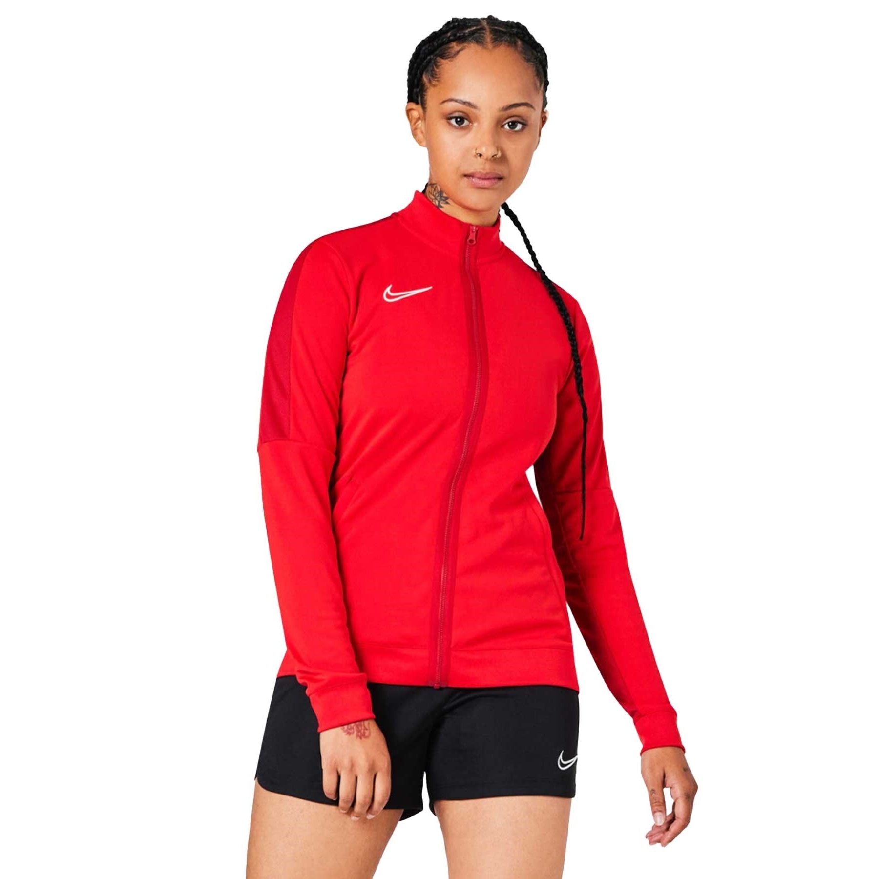 Nike Dri-Fit Academy 23 Kadın Kırmızı Eşofman Üstü (DR1686-657)