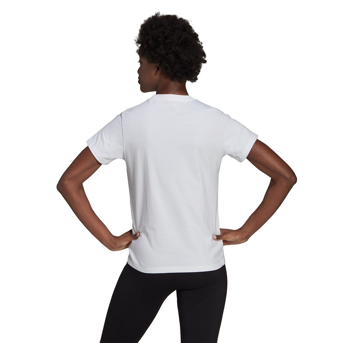 Loungewear Essentials Logo Kadın Beyaz Tişört (GL0730)