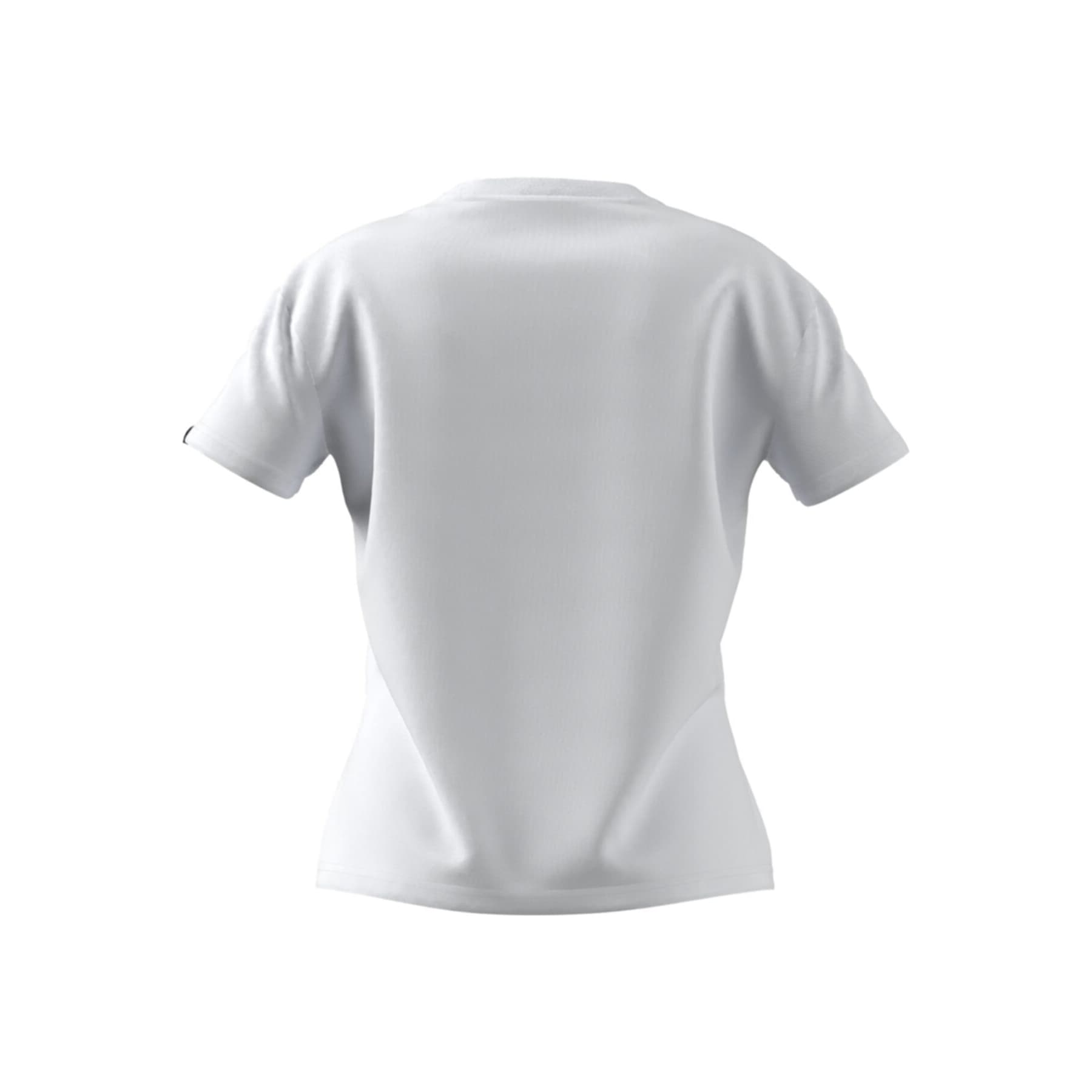 Big Logo Foil Graphic Kadın Beyaz Tişört (GL0992)
