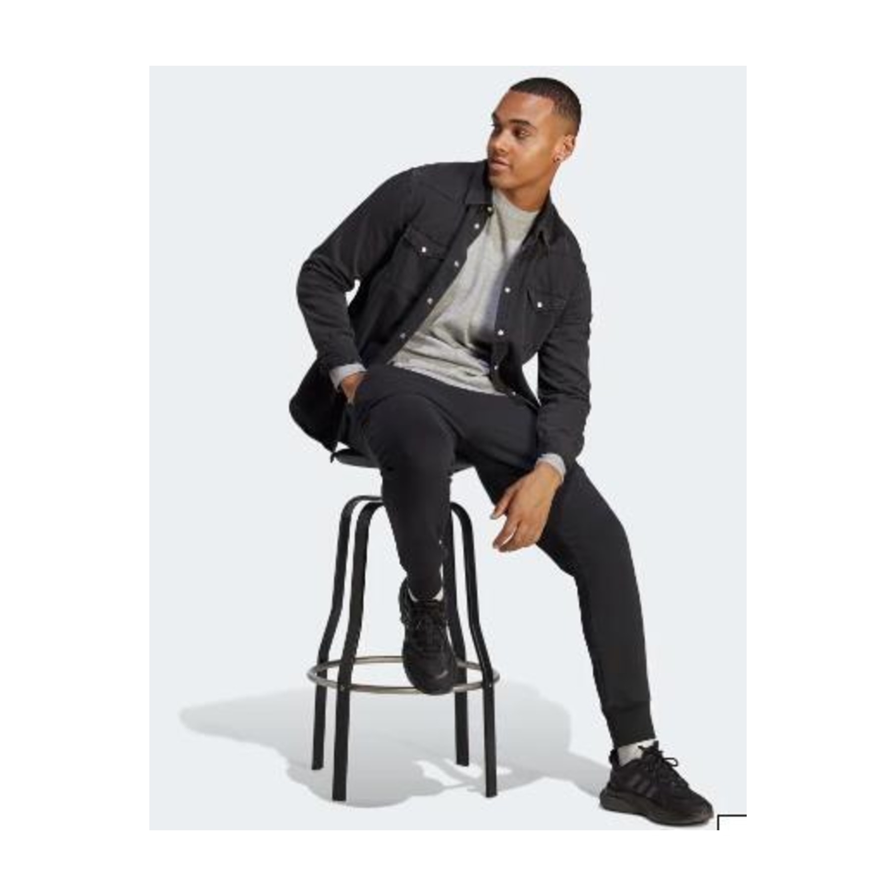 adidas Essentials French Terryo Erkek Siyah Eşofman Altı (HA4342)