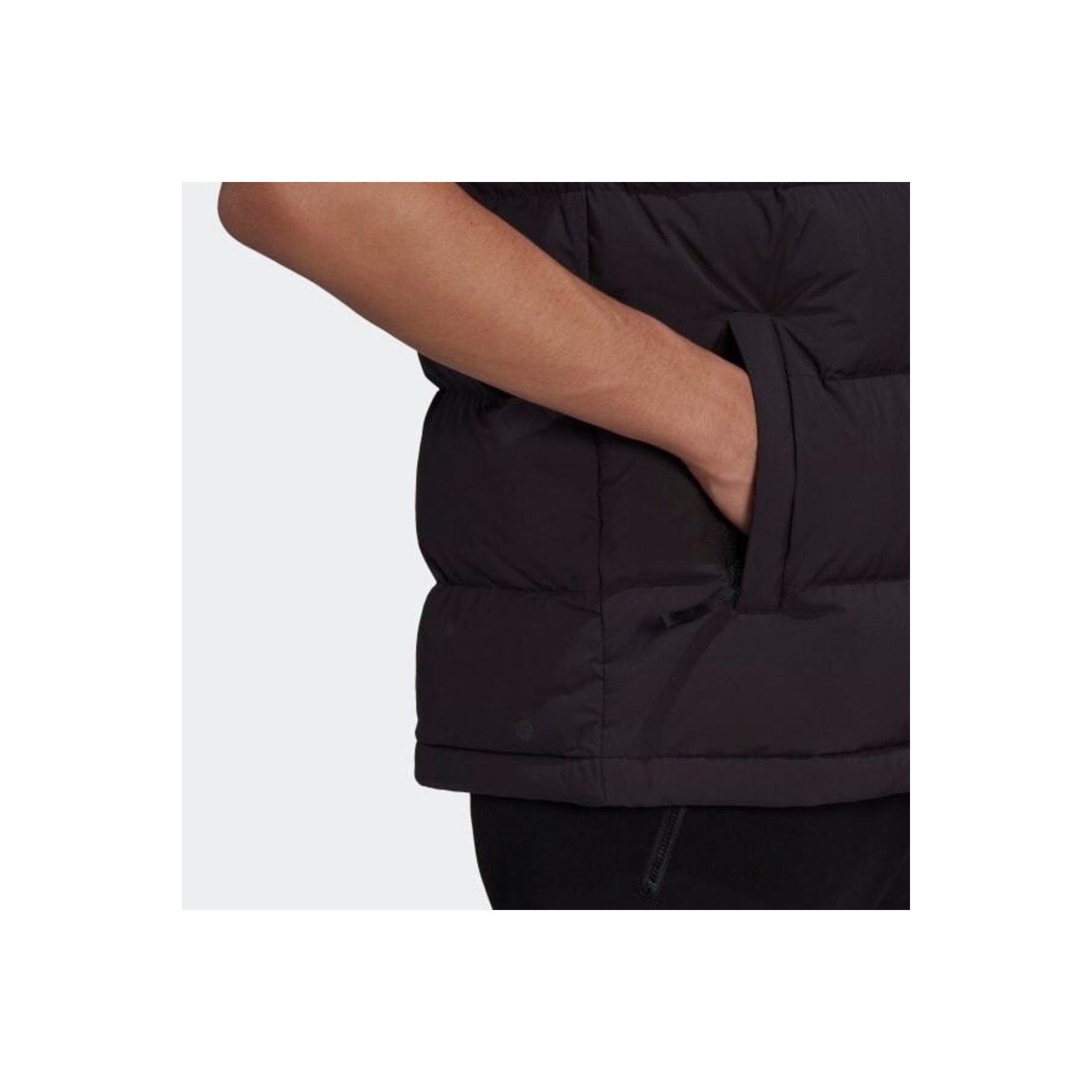 adidas Helionic Vest Erkek Siyah Şişme Kolsuz Yelek (HG6277)