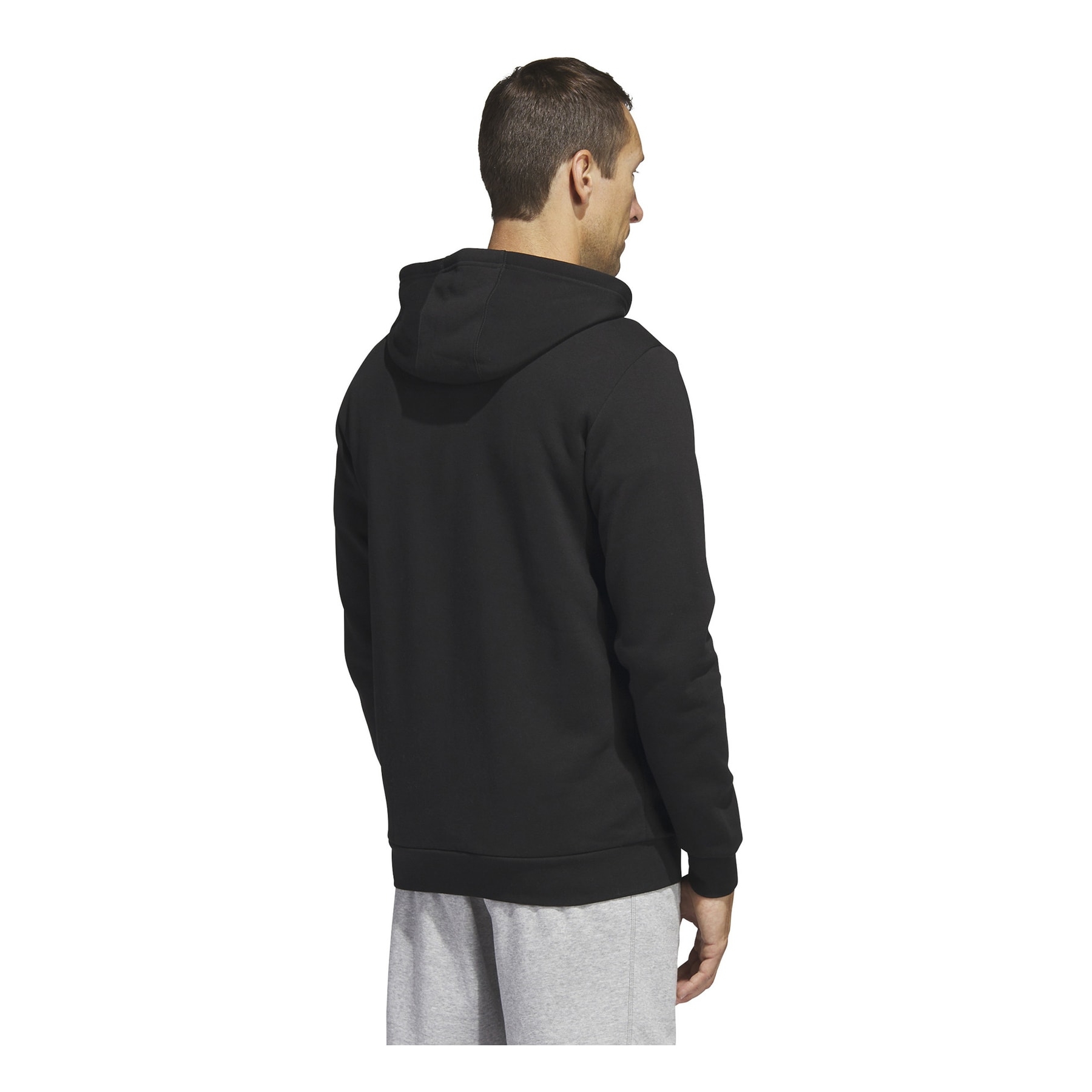 adidas Sportswear Camo Erkek Siyah Kapüşonlu Üst (HS3217)
