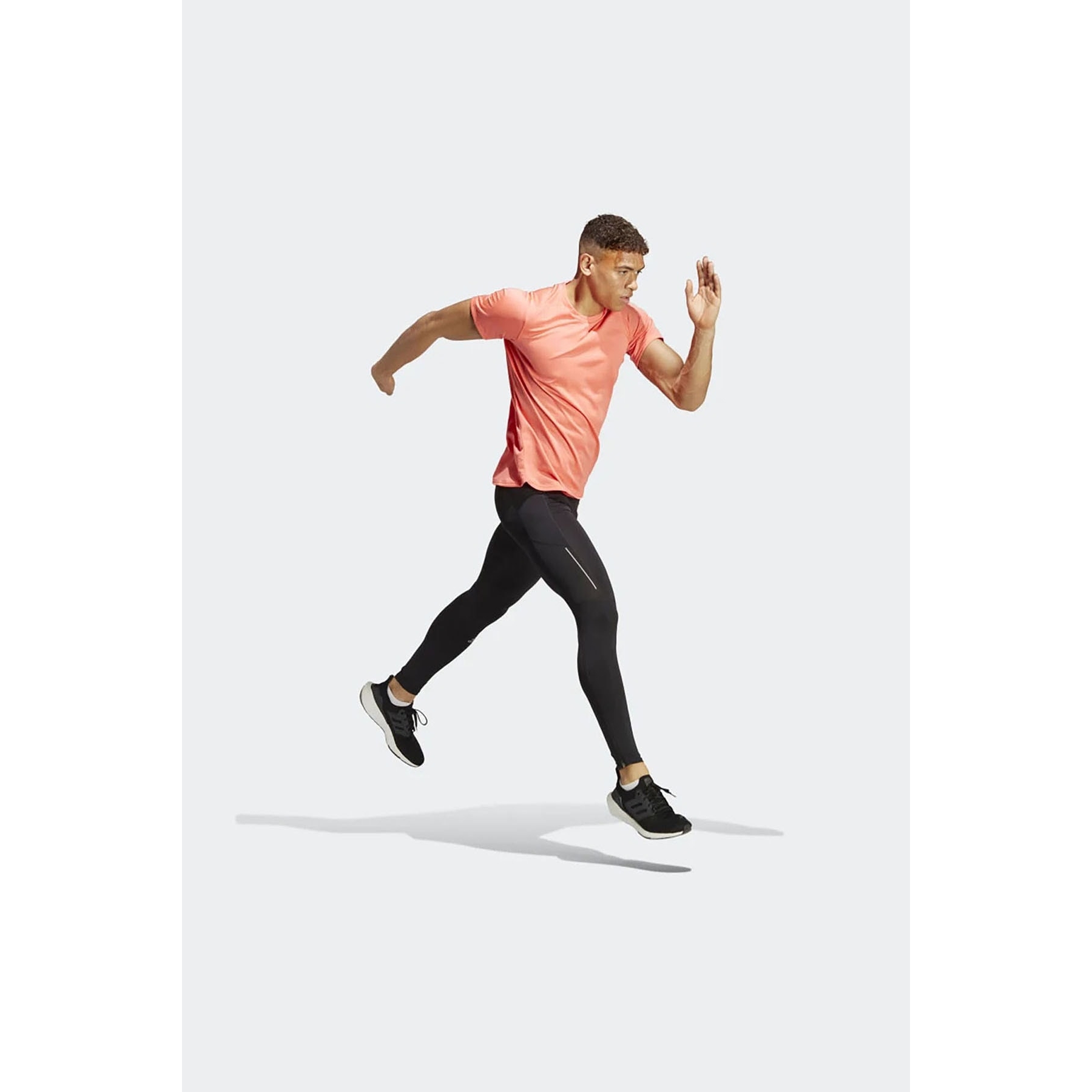 adidas Designed 4 Running Erkek Turuncu Tişört (IB8943)