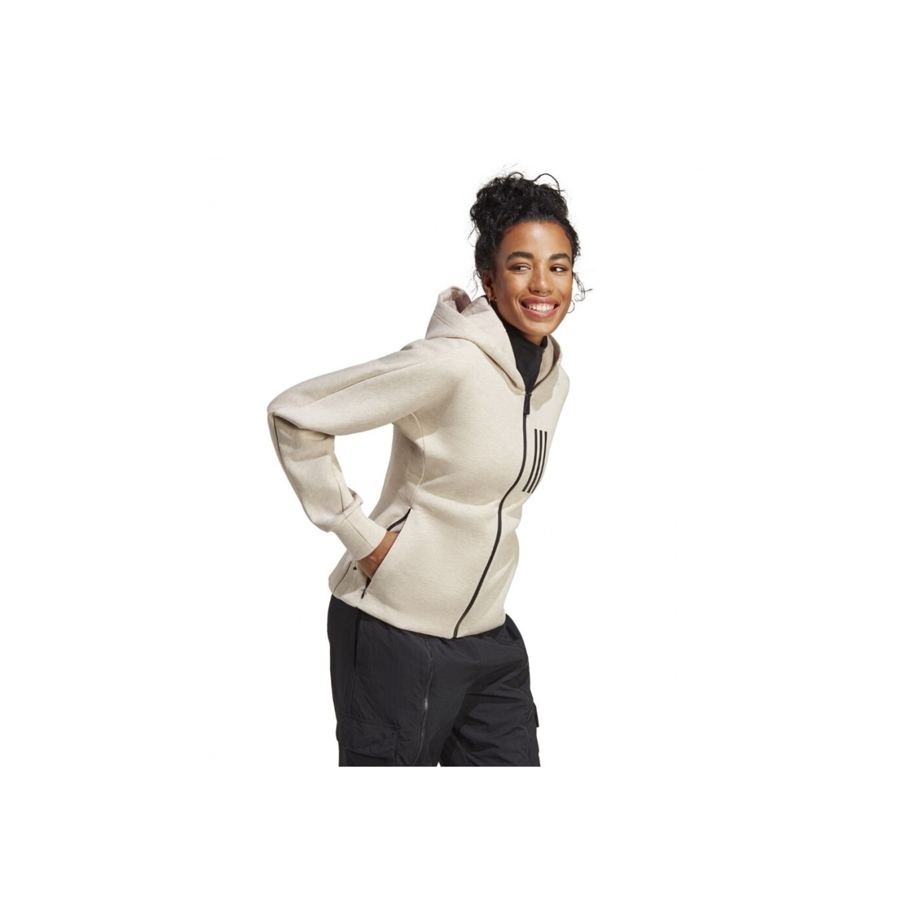adidas Mission Victory Kadın Bej Kapüşonlu Ceket (IC0308)