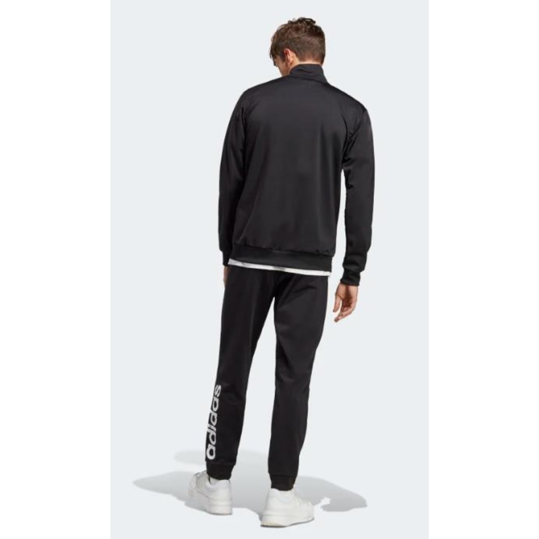 adidas Linear Logolu Erkek Siyah Eşofman Takımı (IC6775)