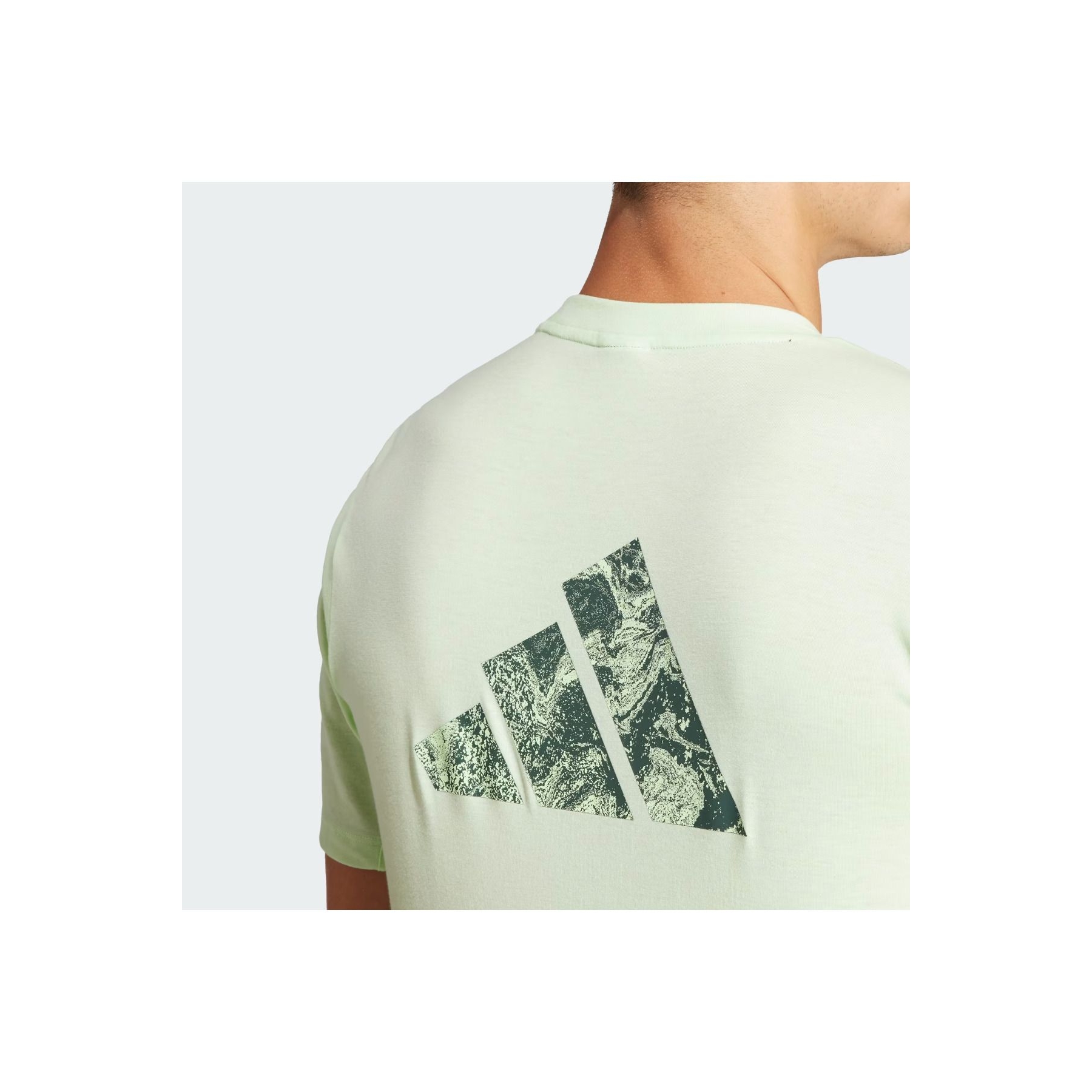adidas Wo Logo Erkek Yeşil Kısa Kollu Tişört (IT2126)