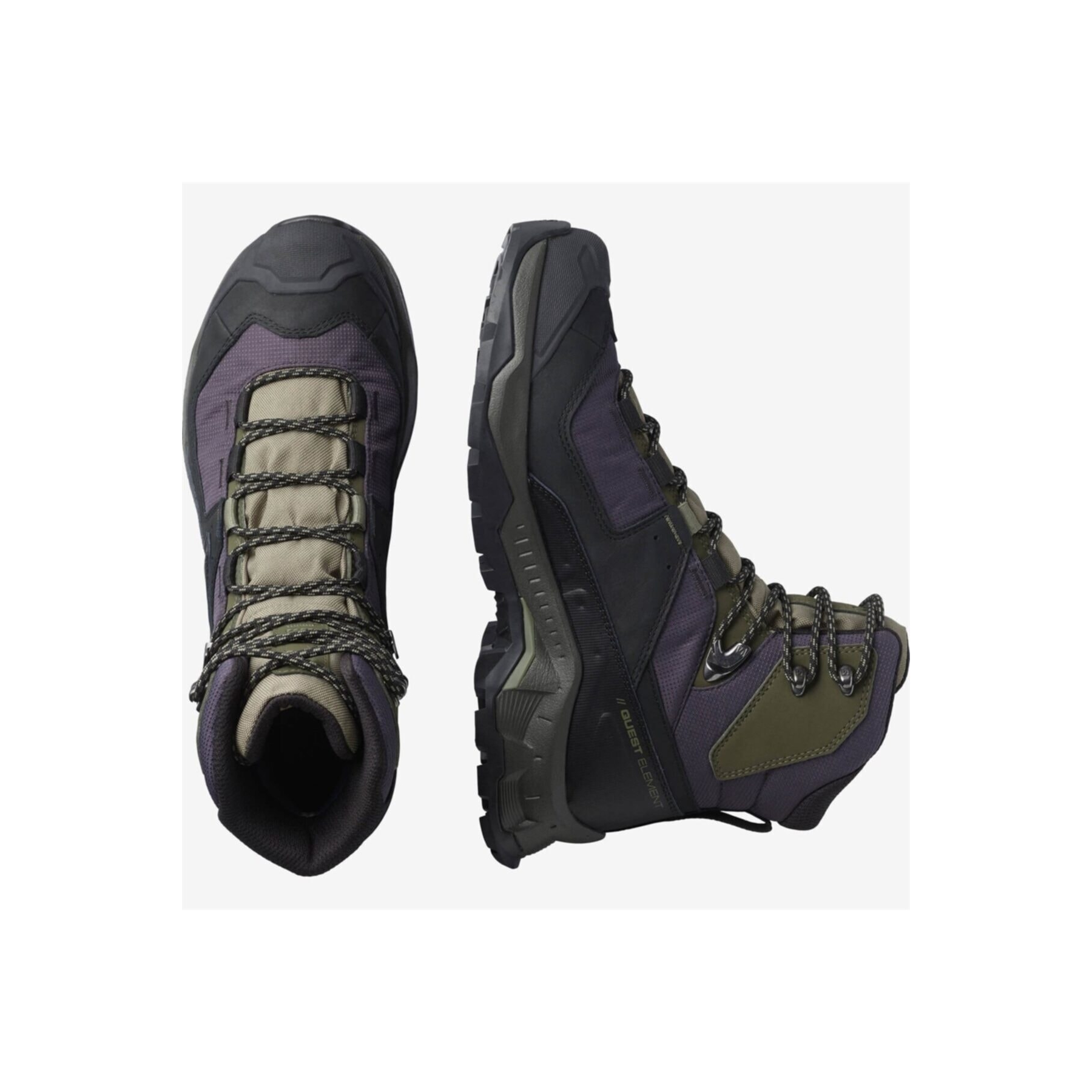 Salomon Quest Element Goretex Erkek Siyah Yarım Bot (L41457100)