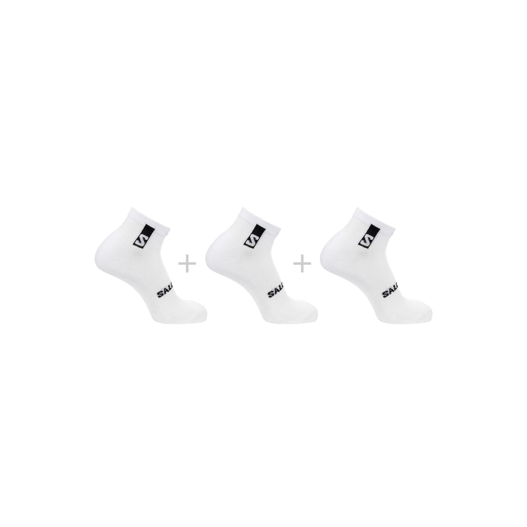 Salomon Everyday Ankle Unisex Beyaz 3'lü Çorap Seti (LC2086500)