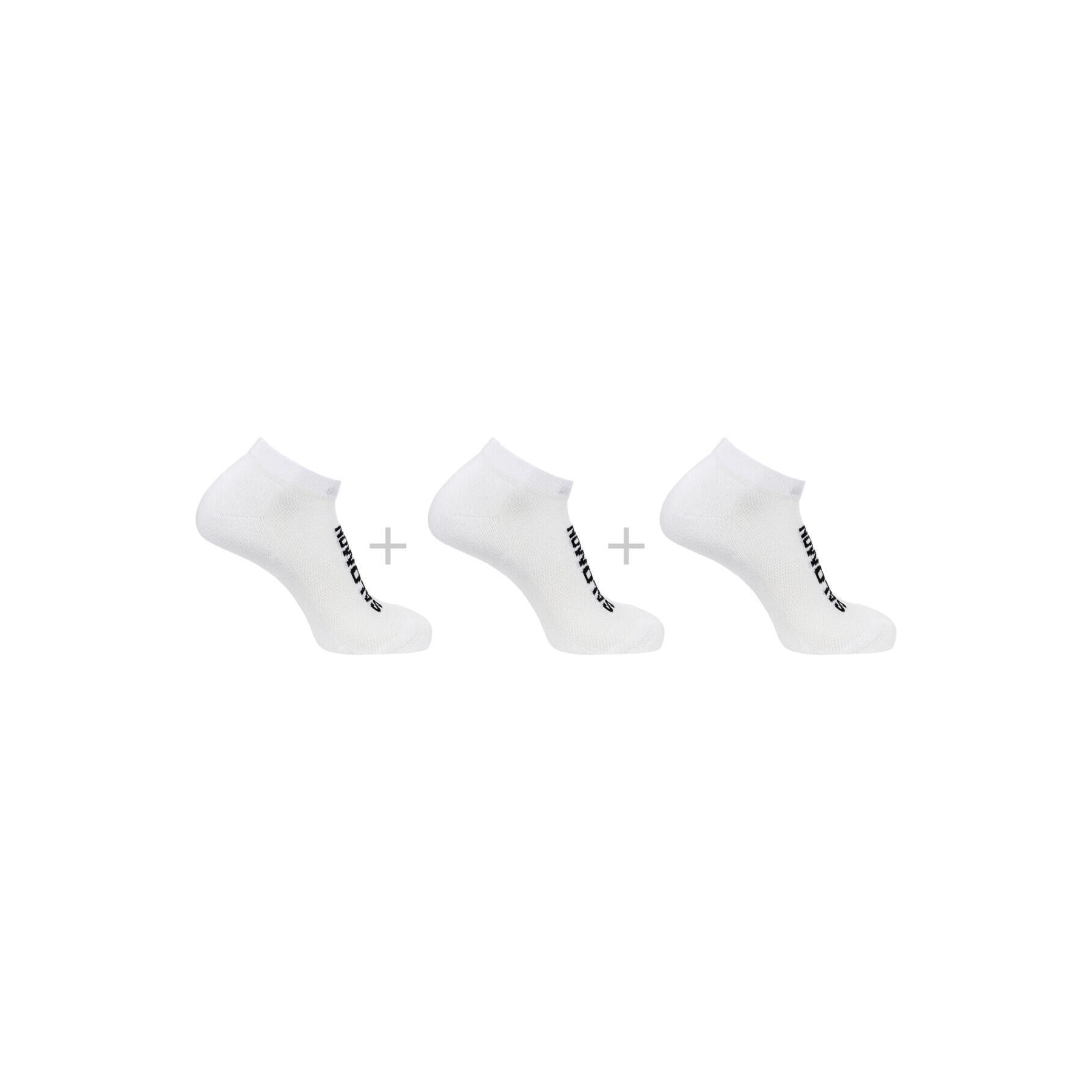 Salomon Everyday Low Unisex Beyaz 3'lü Çorap Seti (LC2086900)