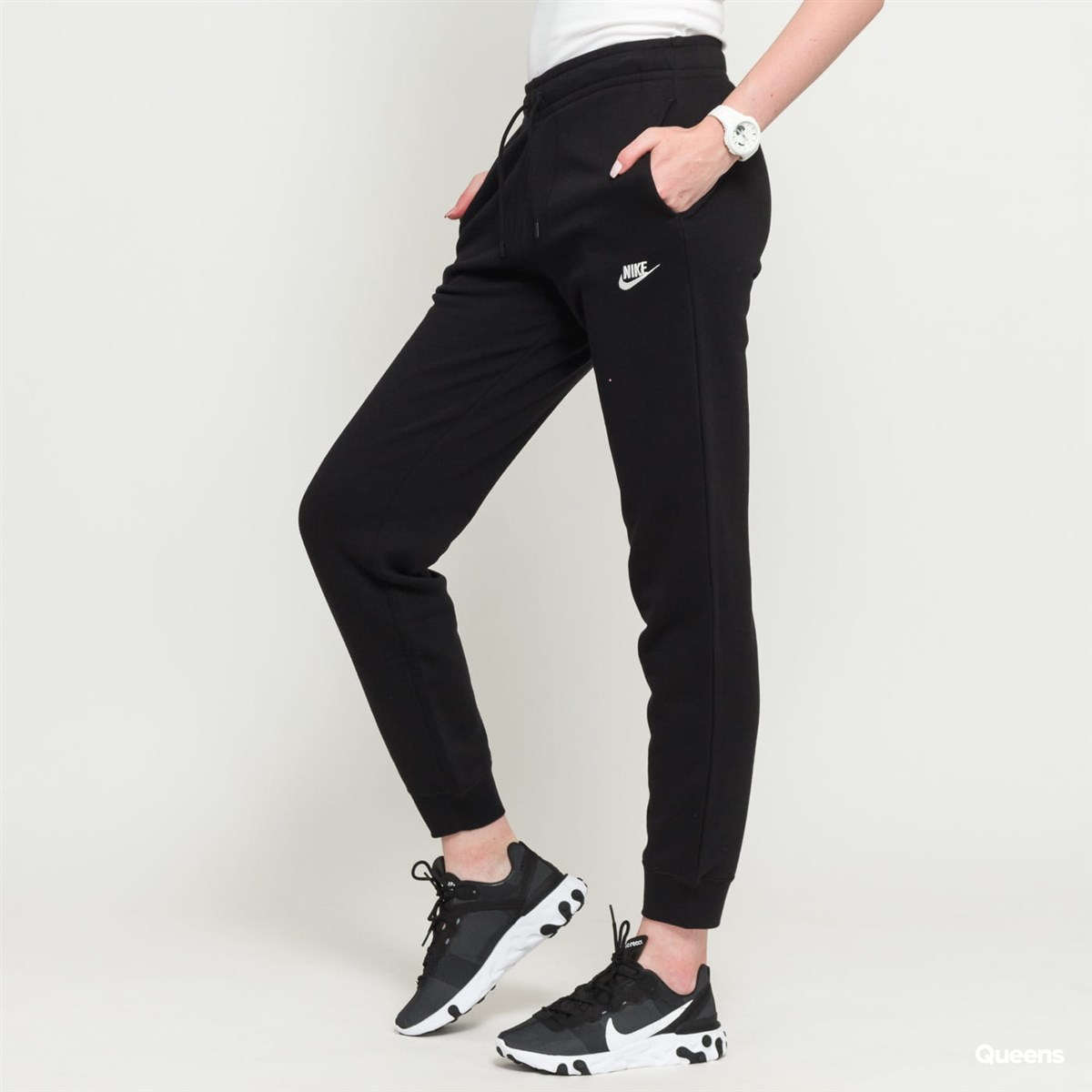 Sportswear Essential Fleece Kadın Siyah Eşofman Altı (BV4095-010)
