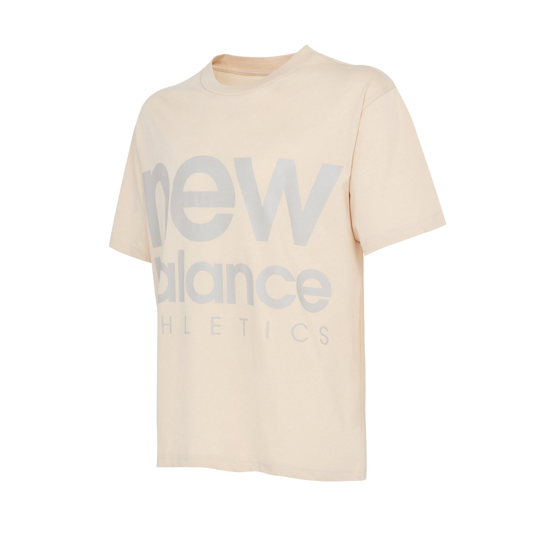 New Balance Lifestyle Kadın Bej Tişört (UNT1346-MOP)